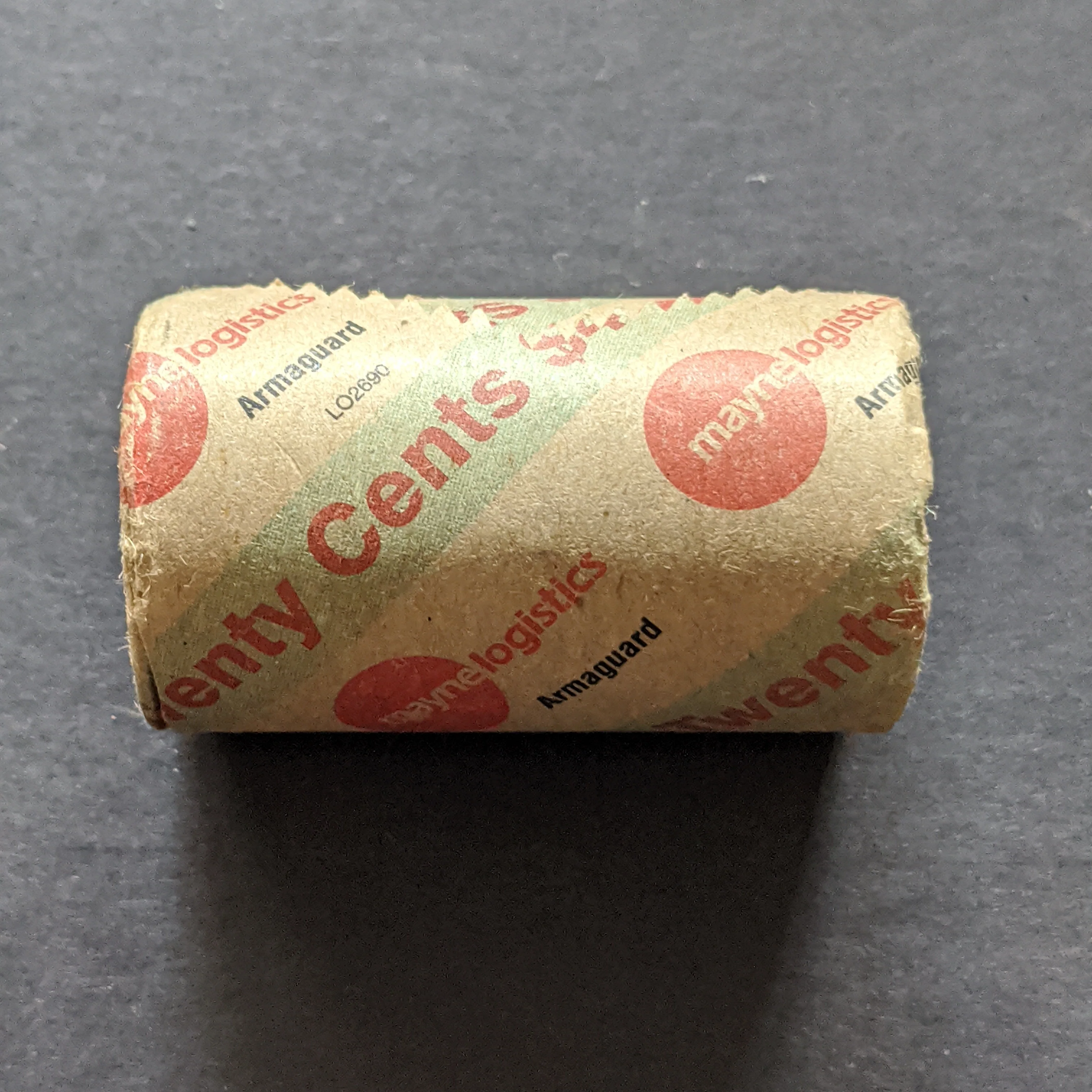 Australia Twenty cents 20c 2001 SIR DONALD BRADMAN In Armourguard coin roll - Image 2