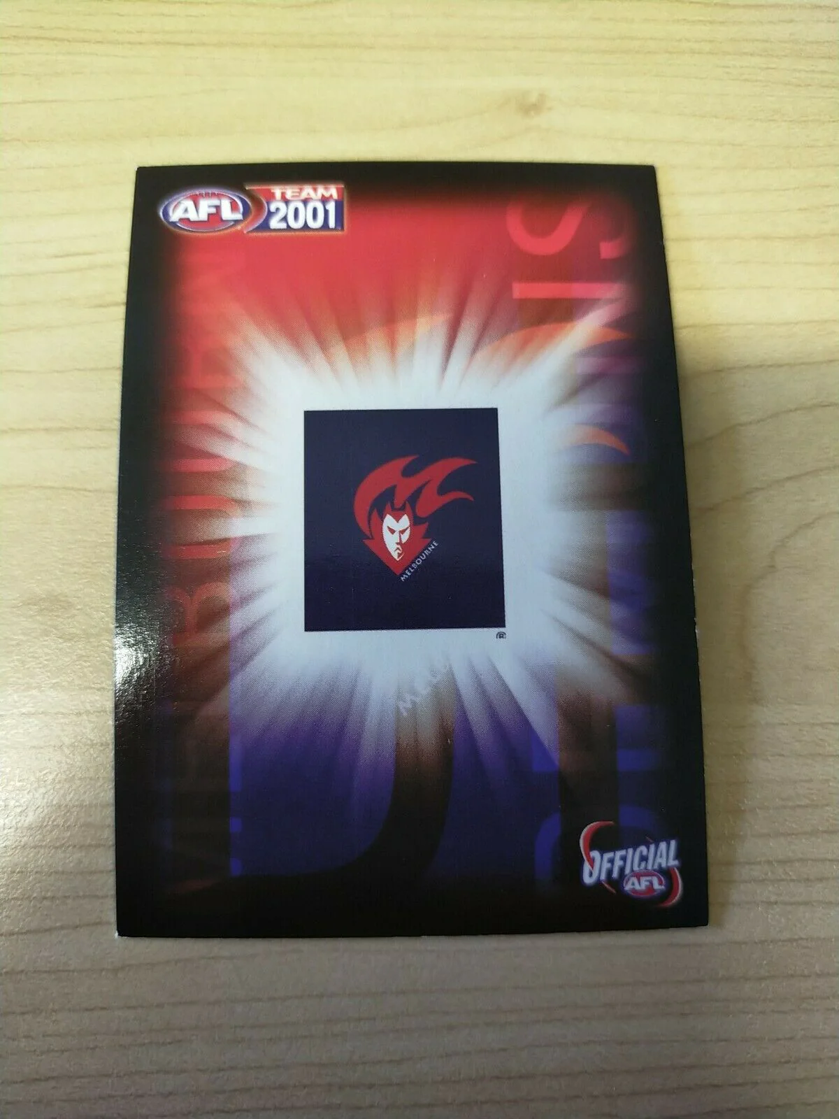 2001 Teamcoach Gold Prize Card Melbourne 275 David Schwartz - Image 2