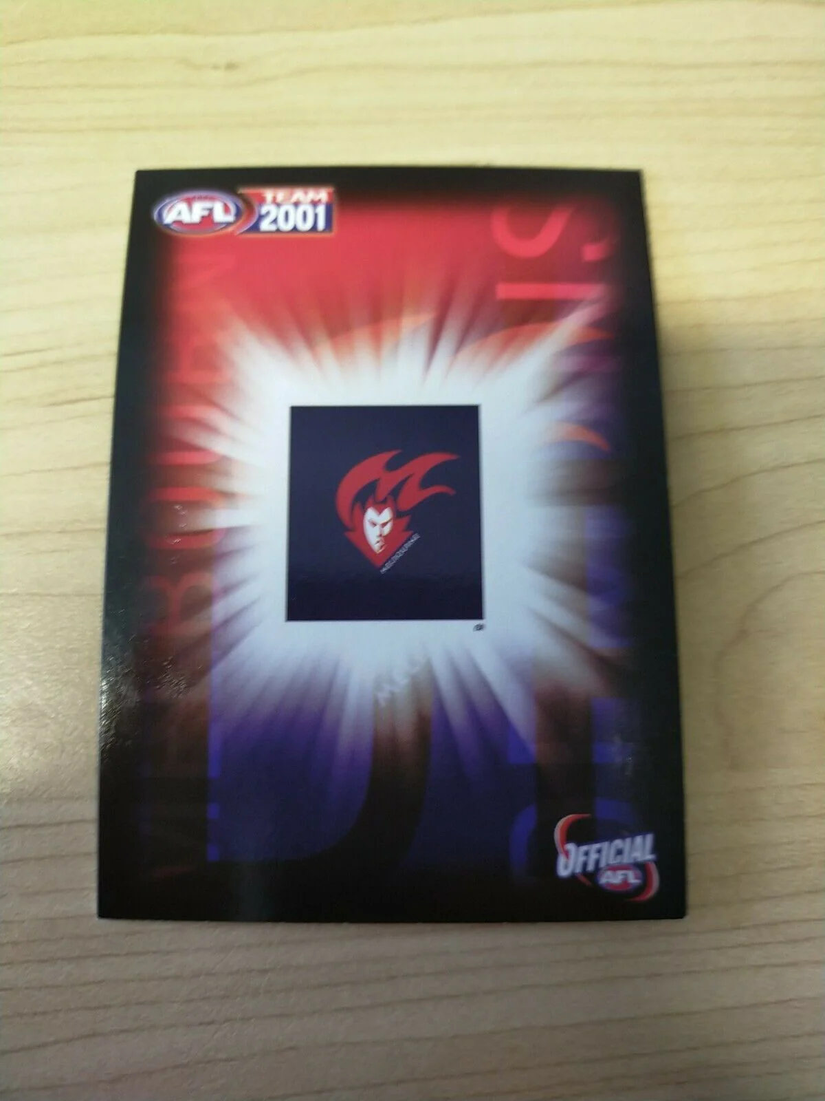 2001 Teamcoach Gold Prize Card Melbourne 294 Jeff White - Image 2