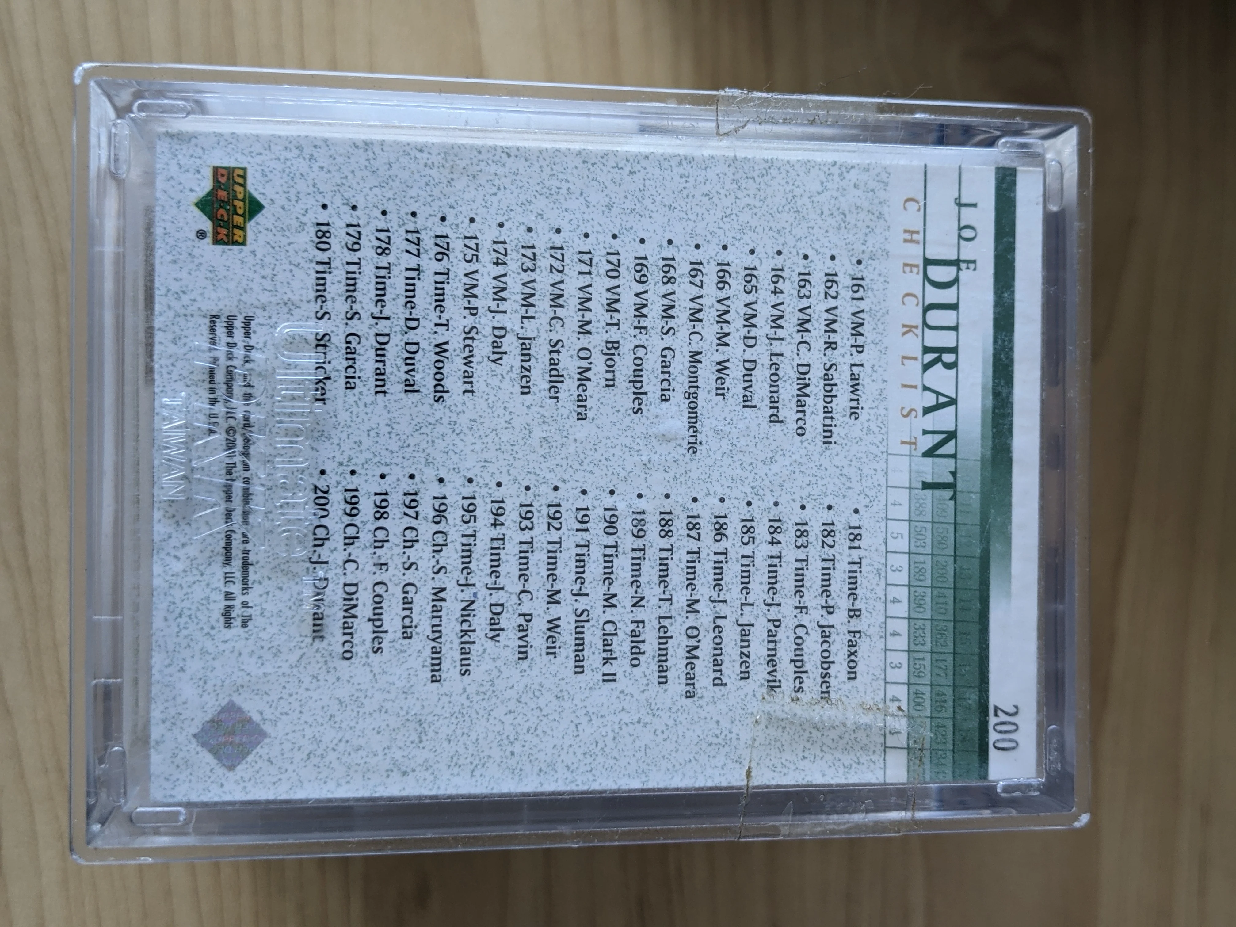 2001 Upper Deck Golf Set Including Tiger Woods Rookie Card - Image 4