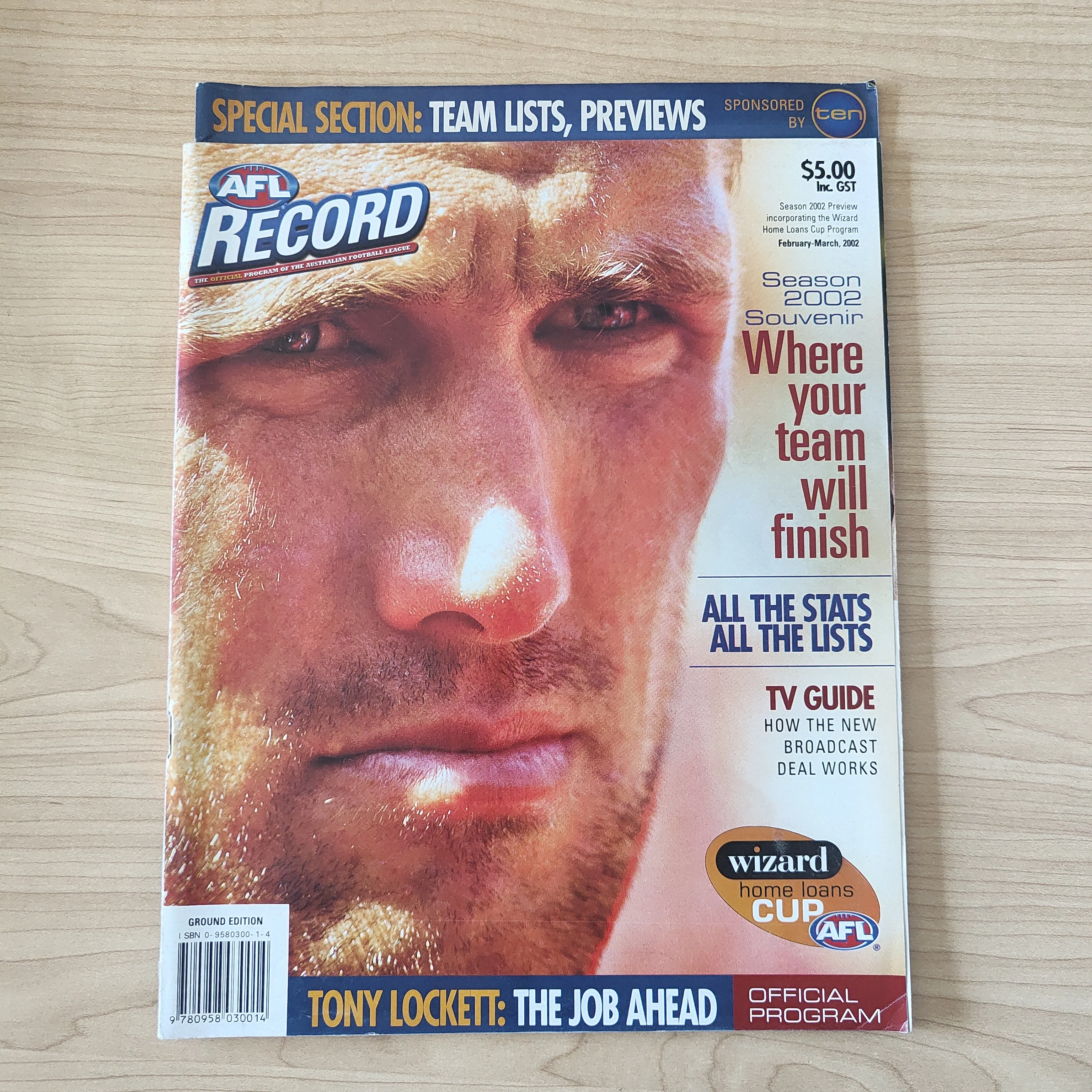 2002 February - March Season Preview and Wizard Cup Football Record Ground Edition