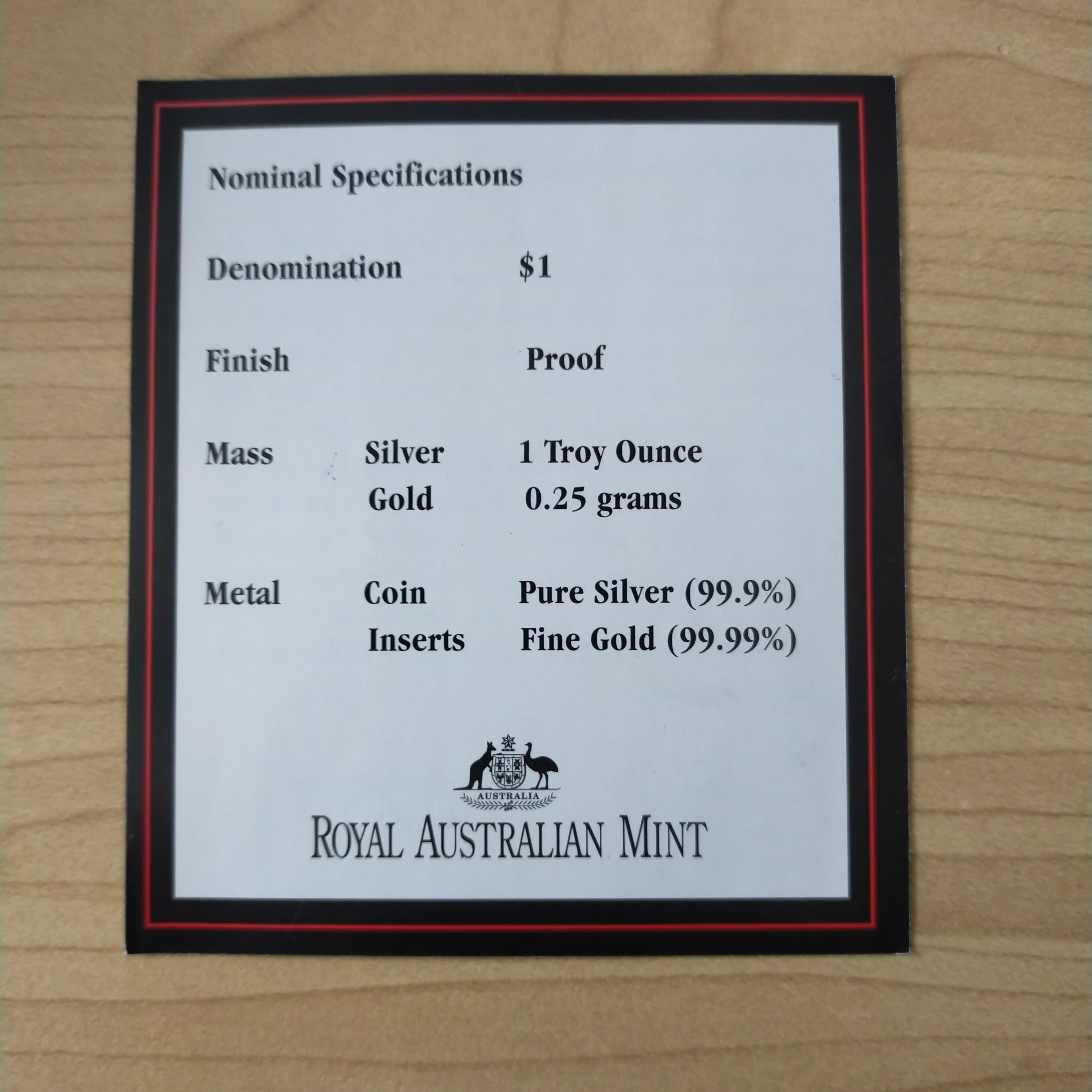 2002 Royal Australian Mint $1 Melbourne Mint 130 Years 1oz .999 Proof Silver Coin - Image 4