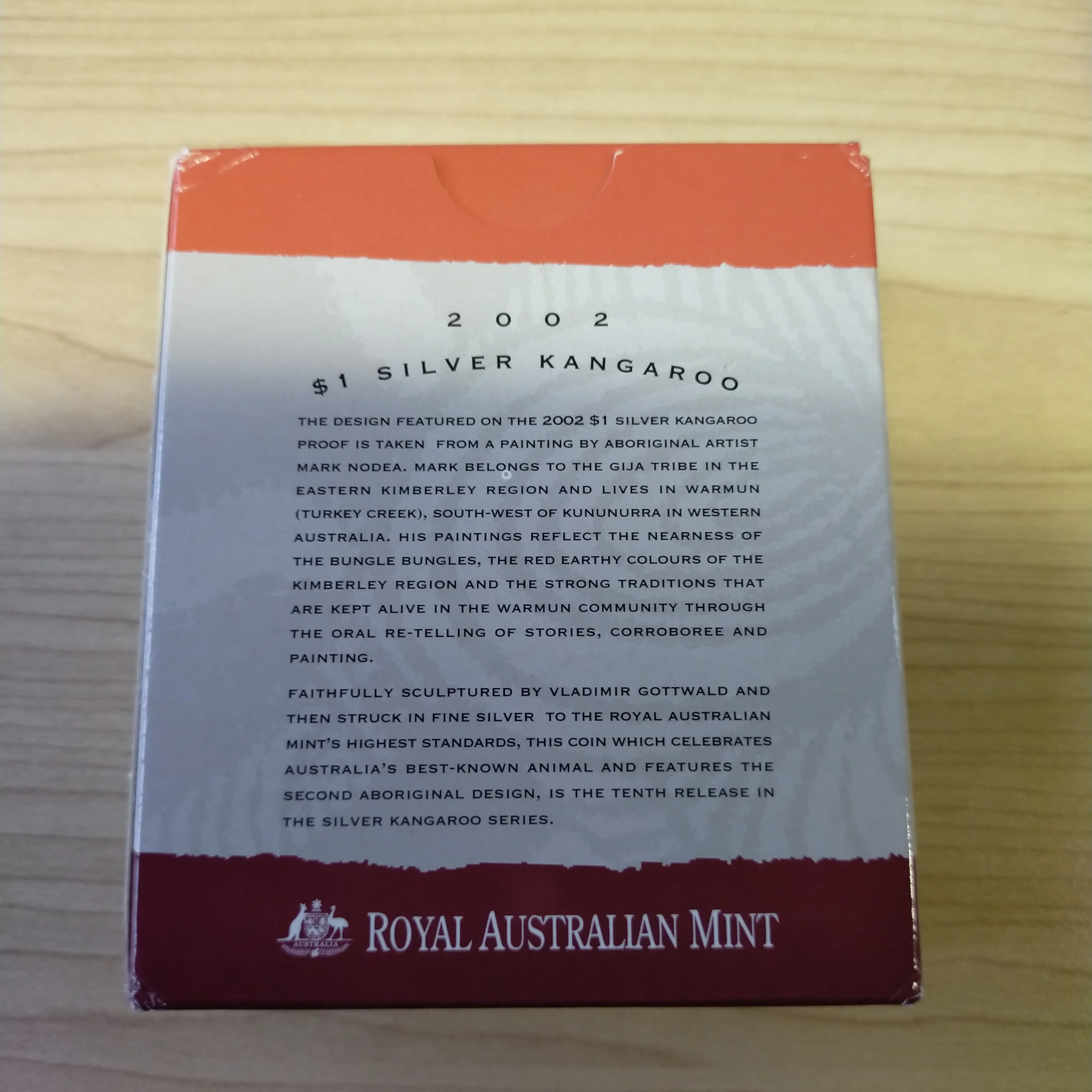 Australia 2002 Royal Australian Mint $1 Kangaroo Silver Proof Coin - Image 6