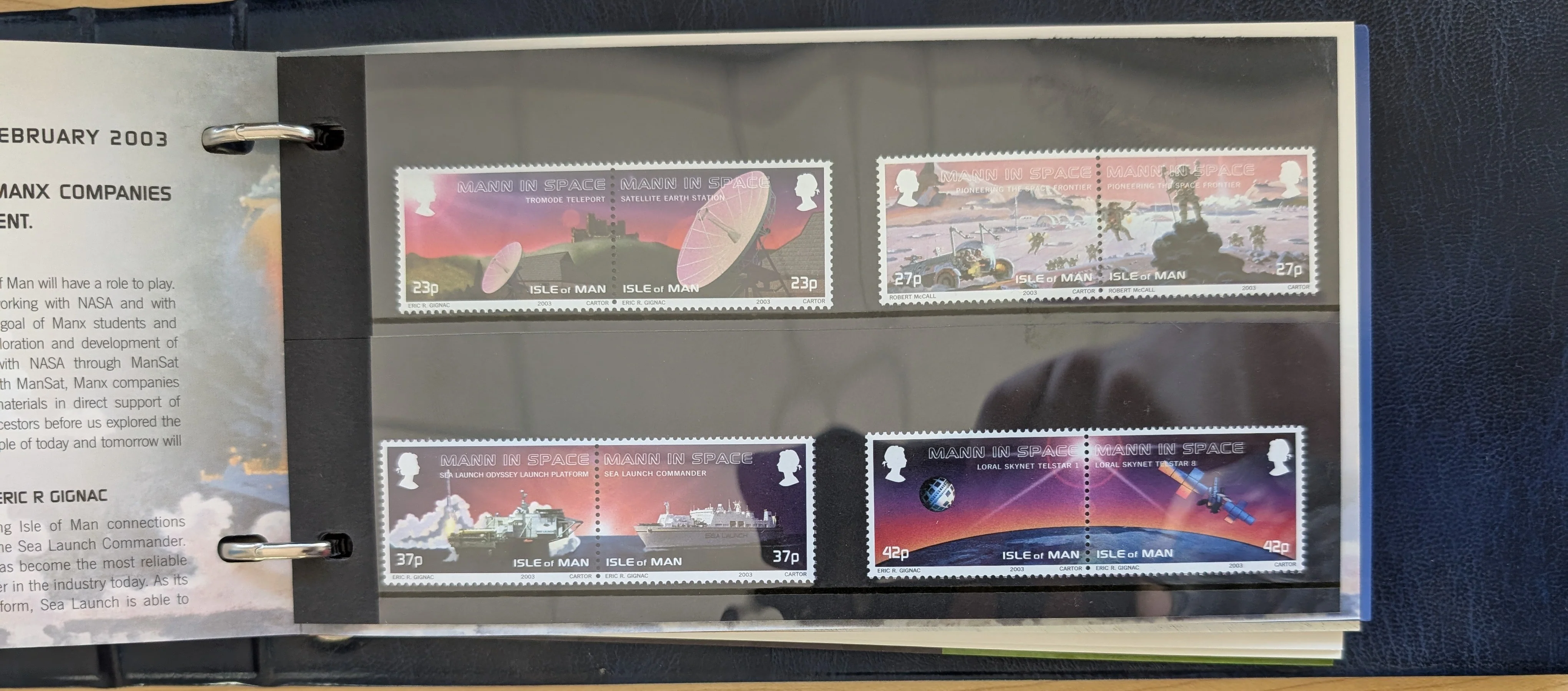 2003 Isle of Man Mint Stamp Post Office Packs Collection - Image 2