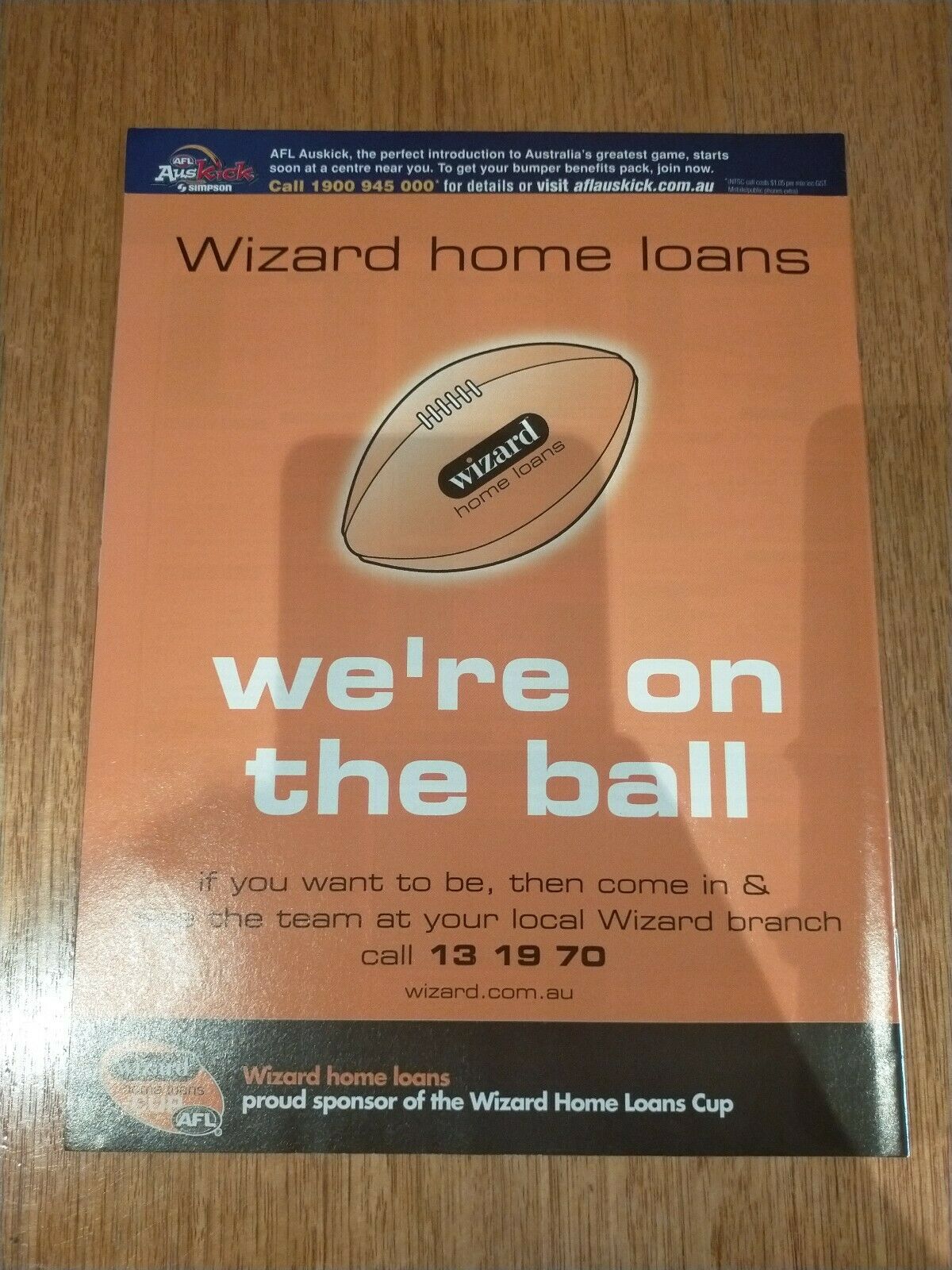 2003 March 15 Wizard Cup Grand Final Adelaide v Collingwood Football Record - Image 3
