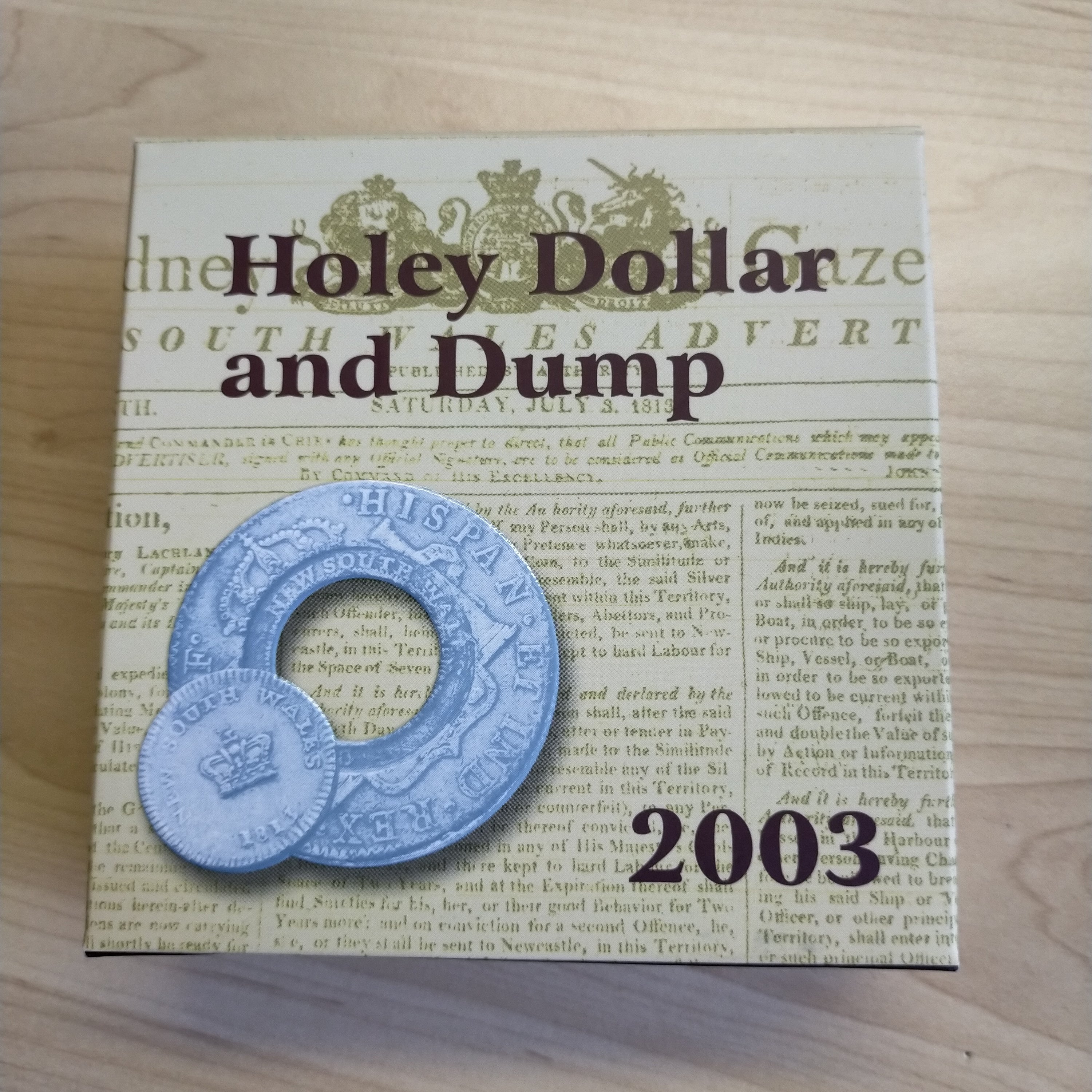 Australia 2003 Royal Australian Mint $1 Holey Dollar and Dump .999 Proof Silver Coin - Image 6