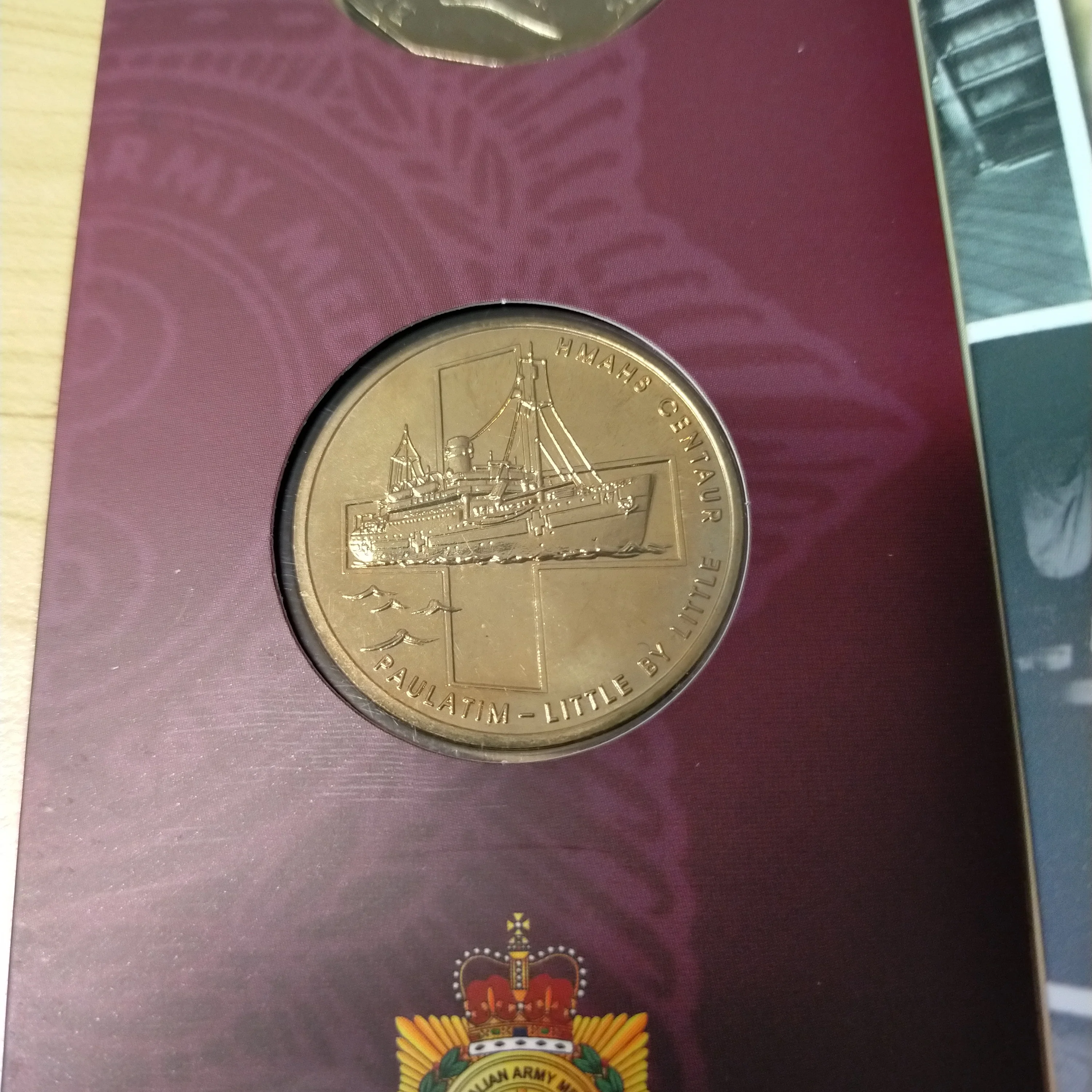 Australia 2003 Royal Australian Mint Royal Australian Army Medical Corps Centenary Coin and Token Set - Image 5