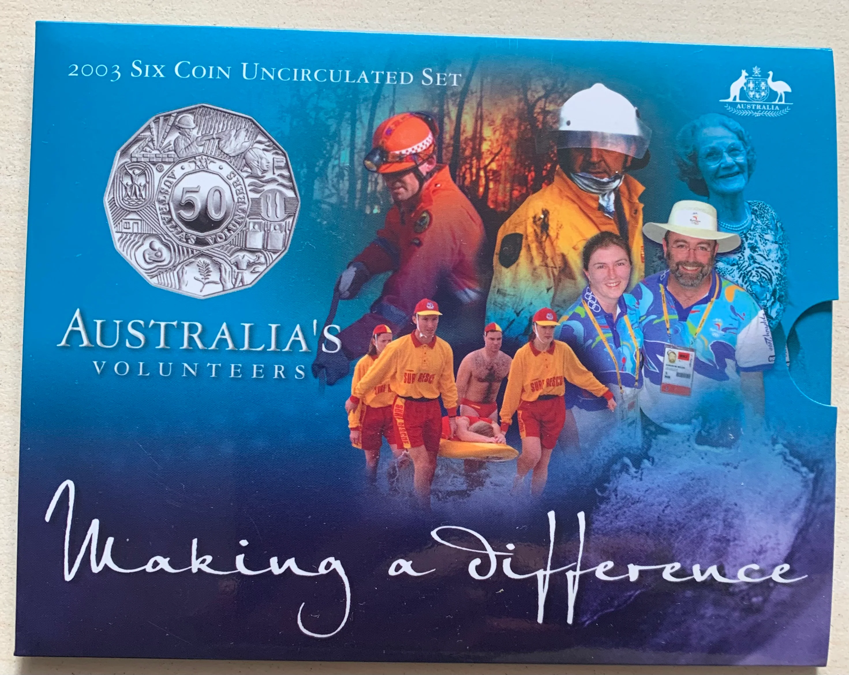Australia 2003 Royal Australian Mint Volunteers uncirculated Coin Set - Image 3