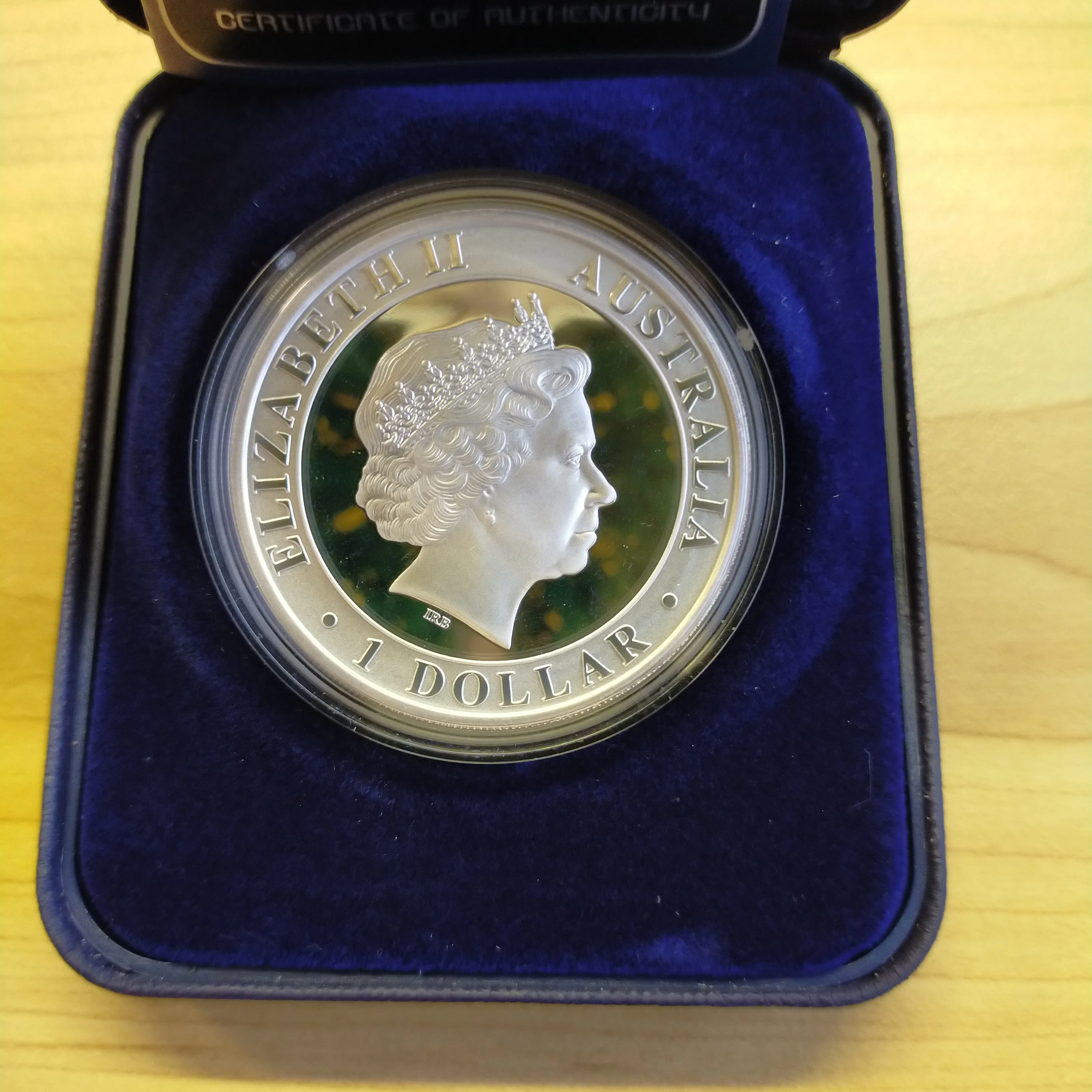 Australia 2004 Perth Mint $1 35th Anniversary Of The First Moon Walk 1oz .999 Proof Silver Coin - Image 3