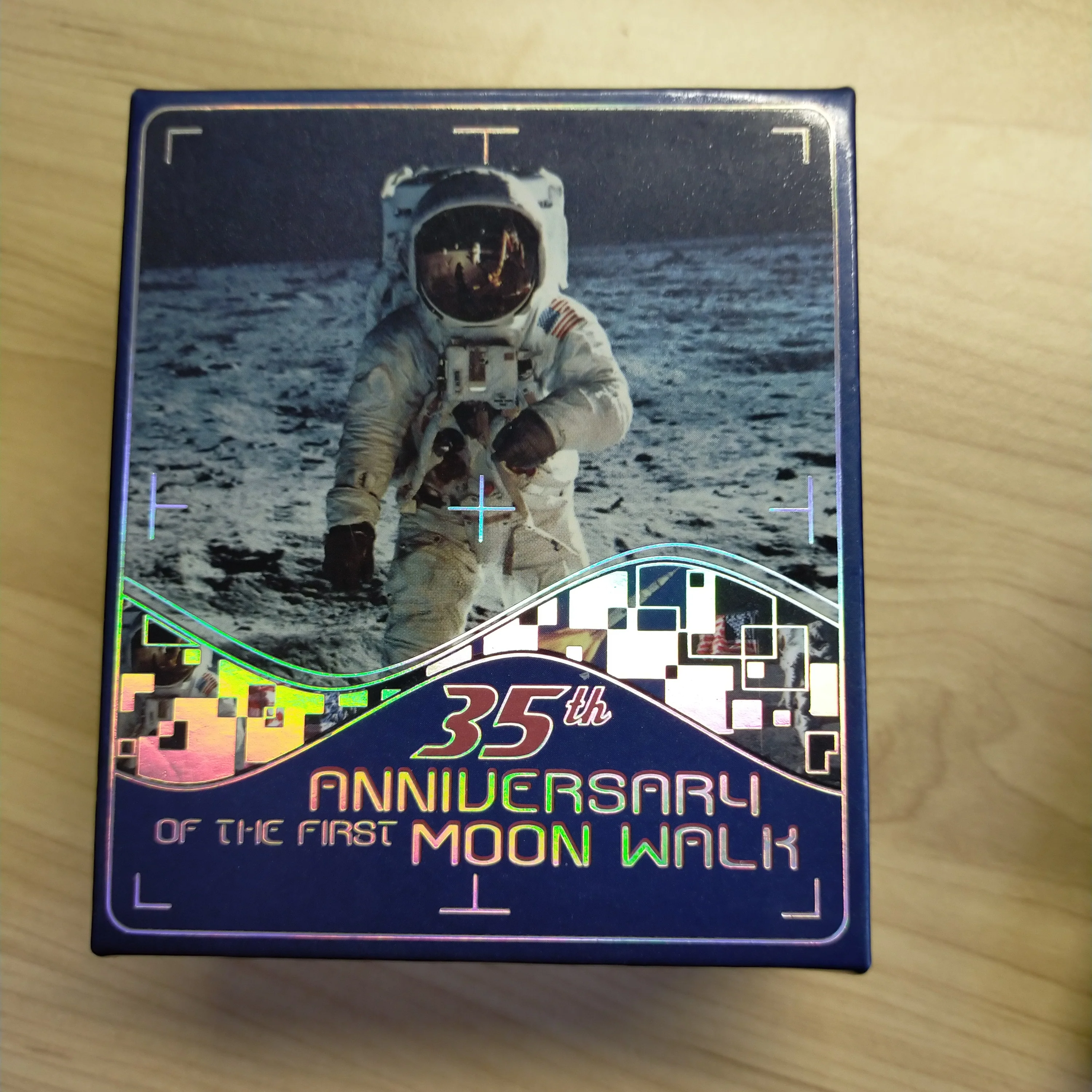 Australia 2004 Perth Mint $1 35th Anniversary Of The First Moon Walk 1oz .999 Proof Silver Coin - Image 5
