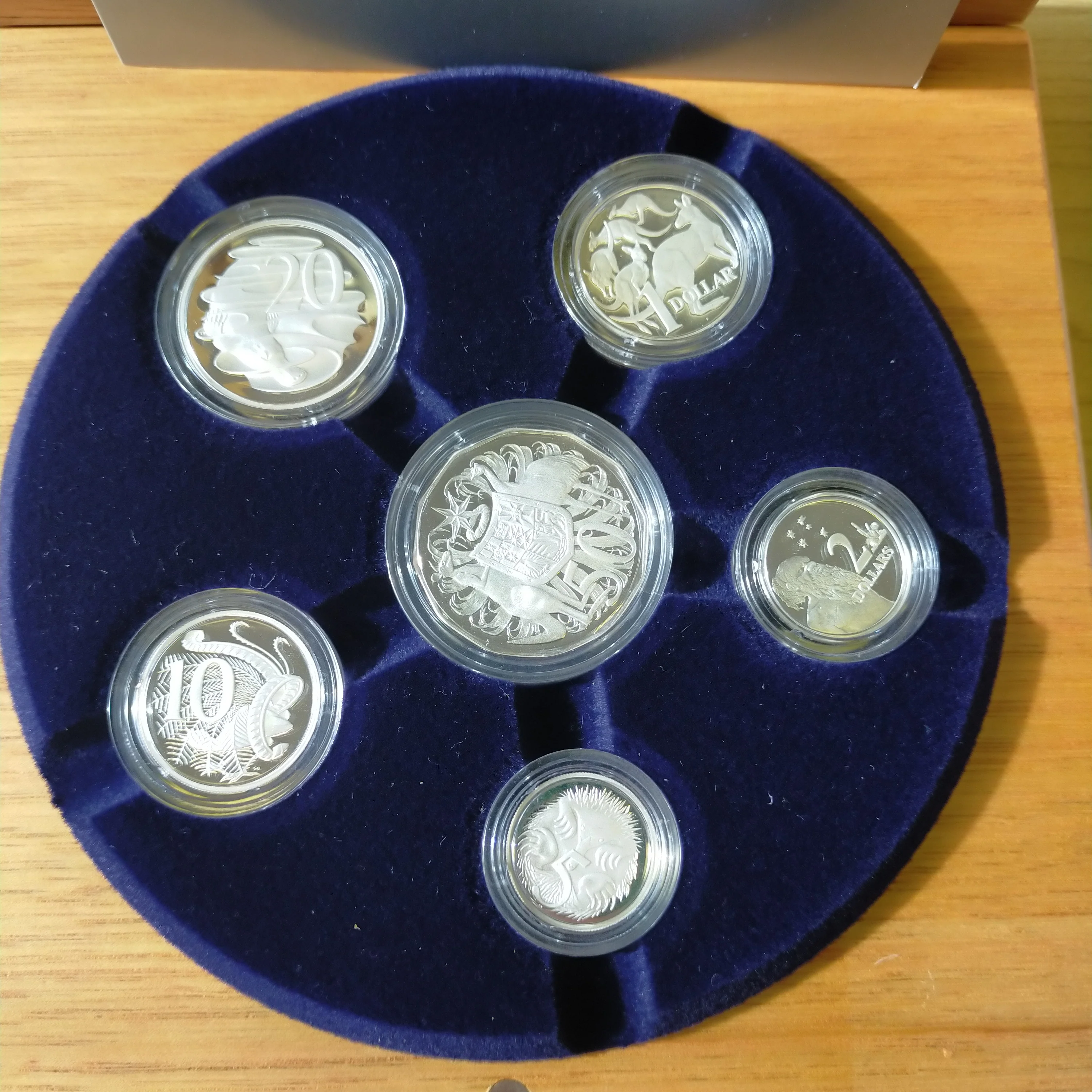 Australia 2004 Royal Australian Mint Fine Silver Proof Year Set of 6 Coins - Image 2