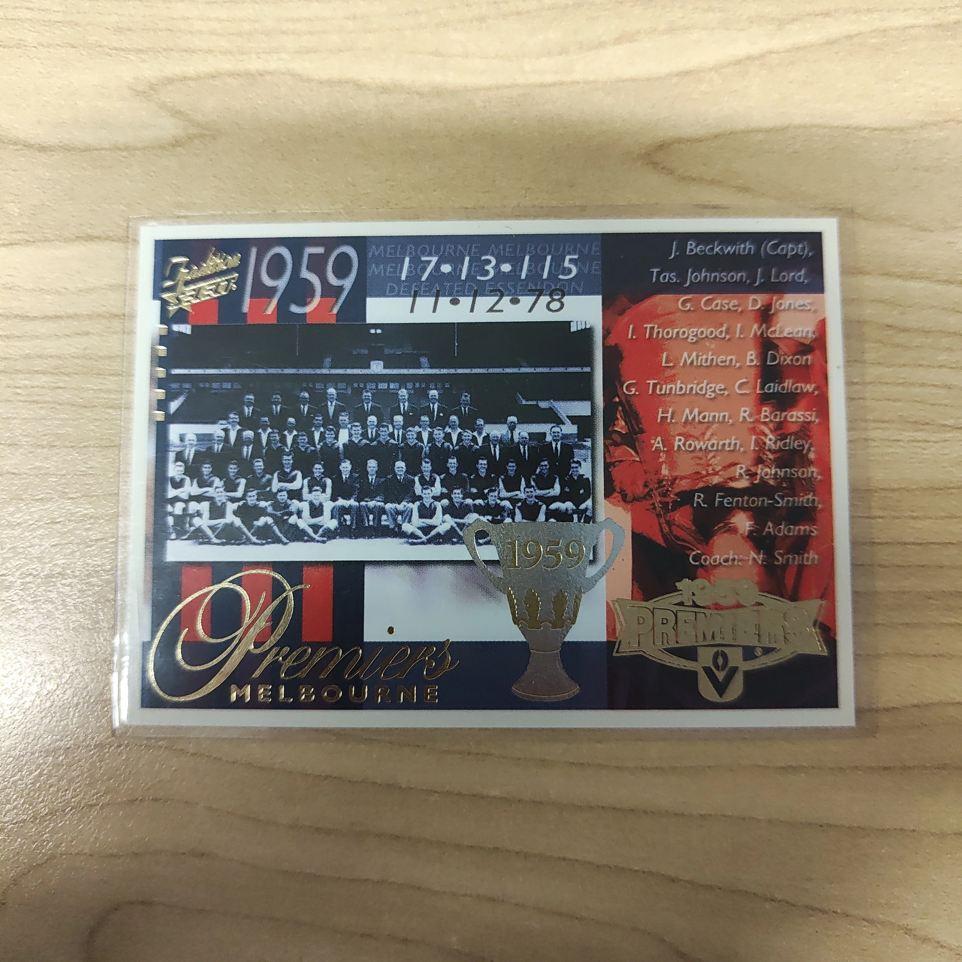 2005 Select Tradition 1959 Premiership Commemorative Melbourne