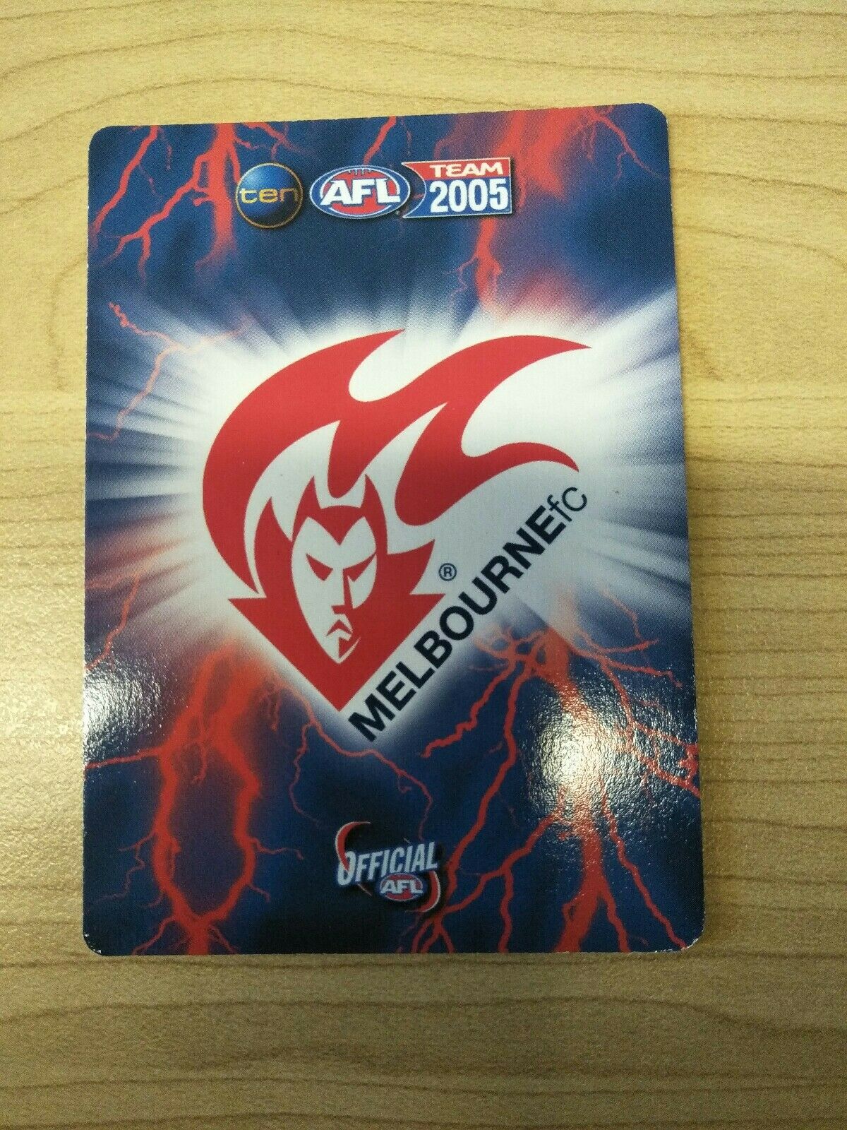 2005 Teamcoach Gold Premium Prize Card Jared Rivers Melbourne - Image 2