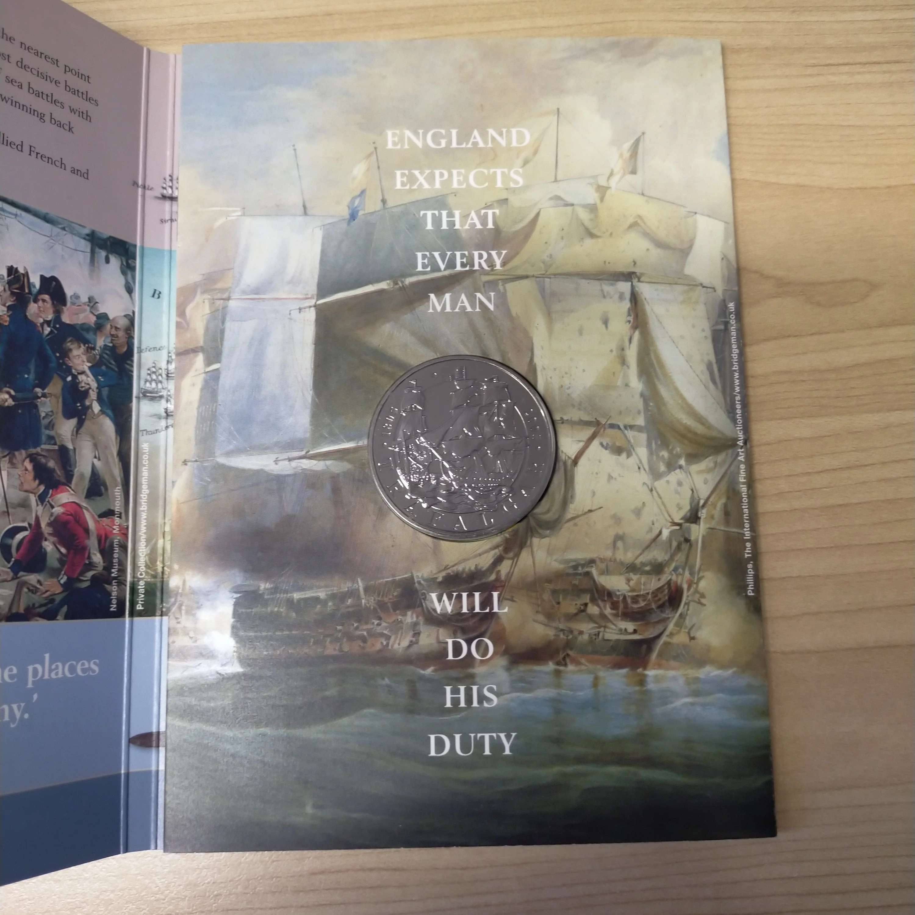 Great Britain UK 2005 Royal Mint £5 The Battle of Trafalgar Uncirculated Commemorative Crown - Image 3