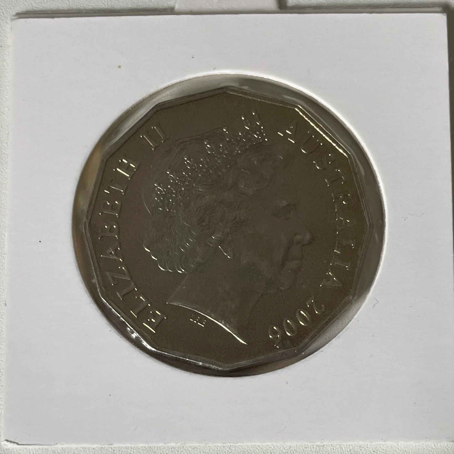 2006 Australia 50c Fifty Cents Royal Visit Uncirculated Coin - Image 2