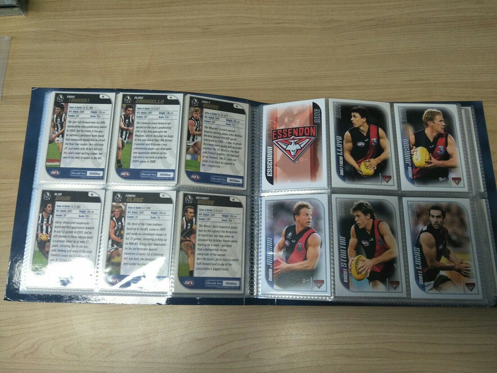 2006 Herald Sun Complete Base Set In Album 198 Cards - Image 3