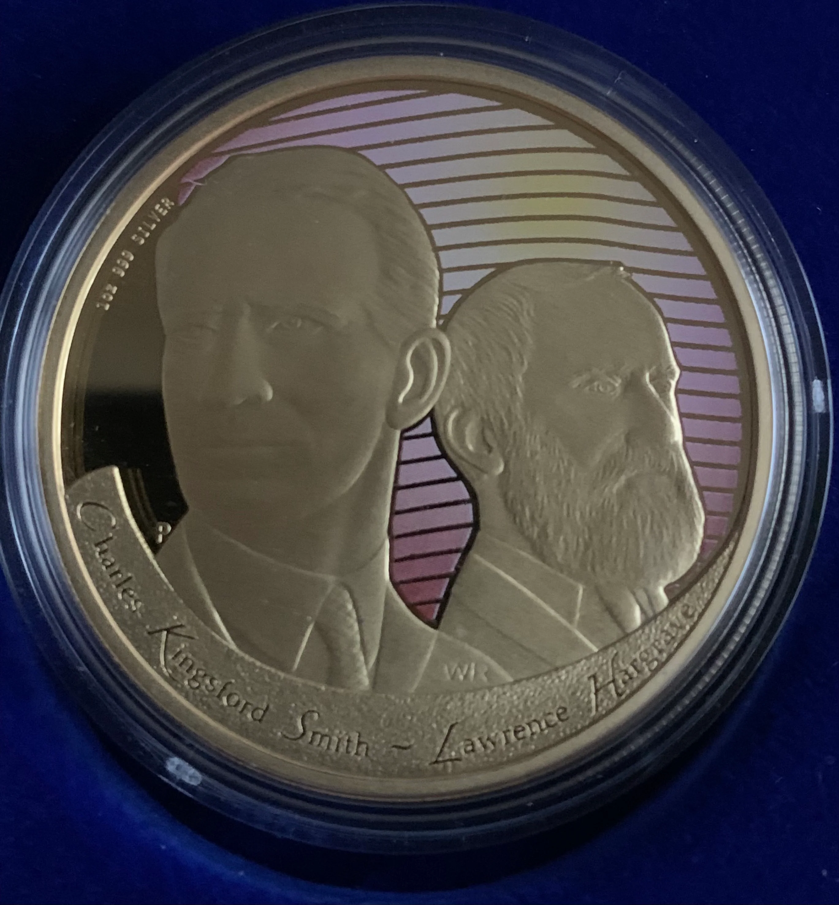 Australia 2006 Perth Mint $1 set of 5 Figures of Note 1oz .999 Proof Silver Coin - Image 2