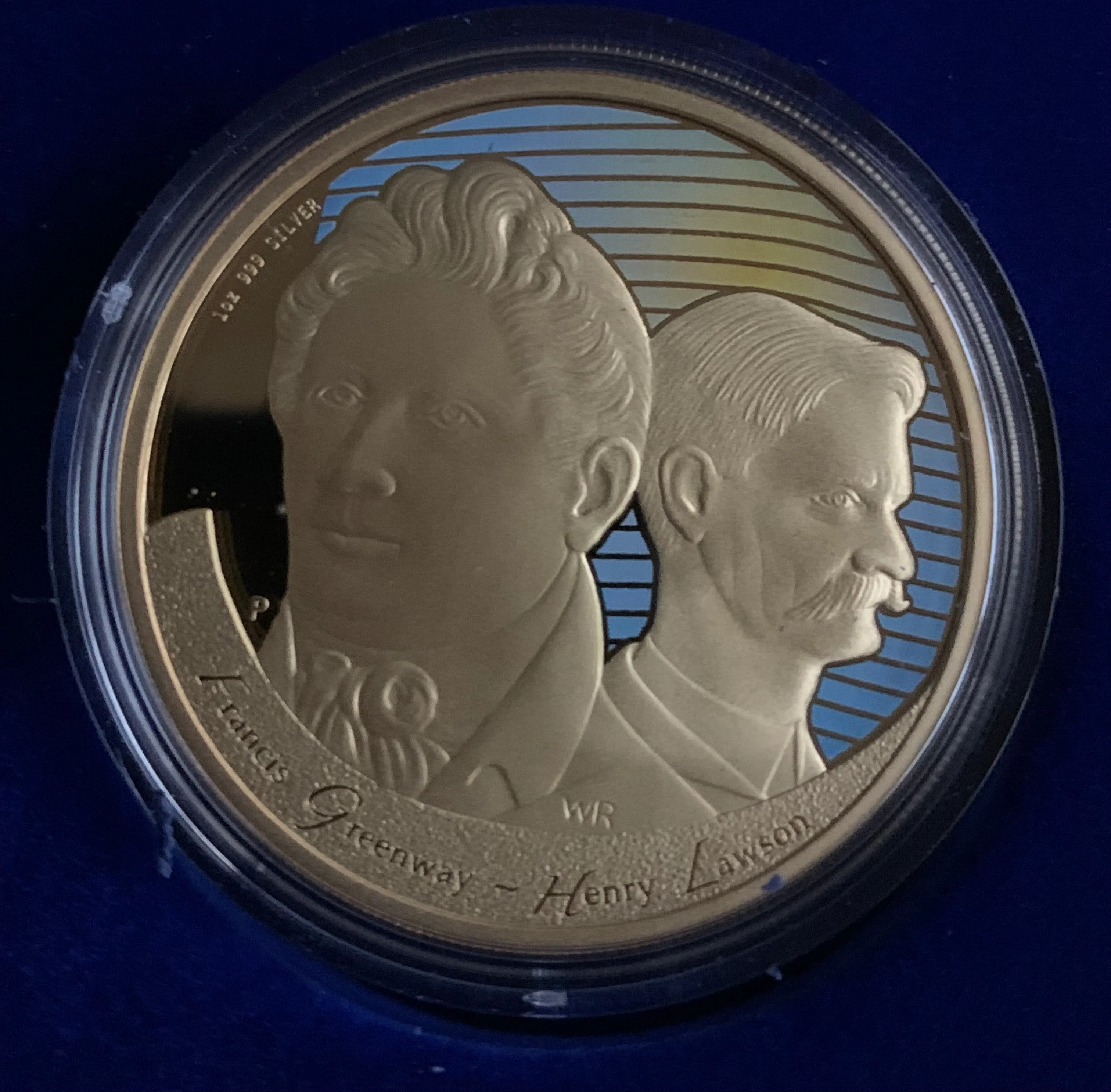 Australia 2006 Perth Mint $1 set of 5 Figures of Note 1oz .999 Proof Silver Coin - Image 3