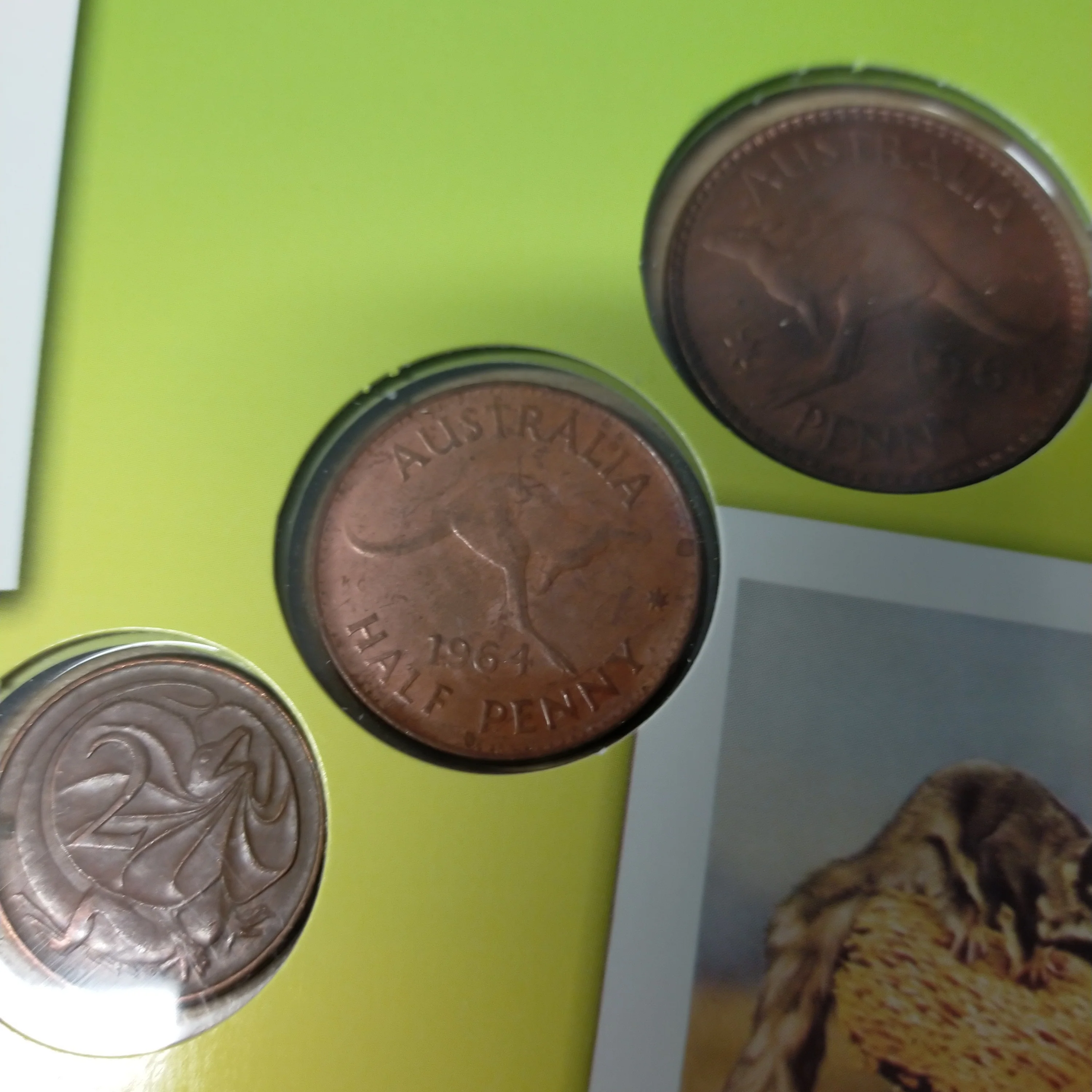 2006 Sherwood From Pence To Cents Copper Coin Changeover 4 Coin Set - Image 6