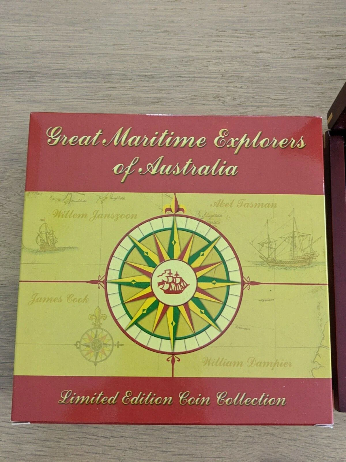 Tuvalu 2006 SILVER PROOF COLOUR COIN SET GREAT MARITIME EXPLORERS OF AUSTRALIA - Image 3