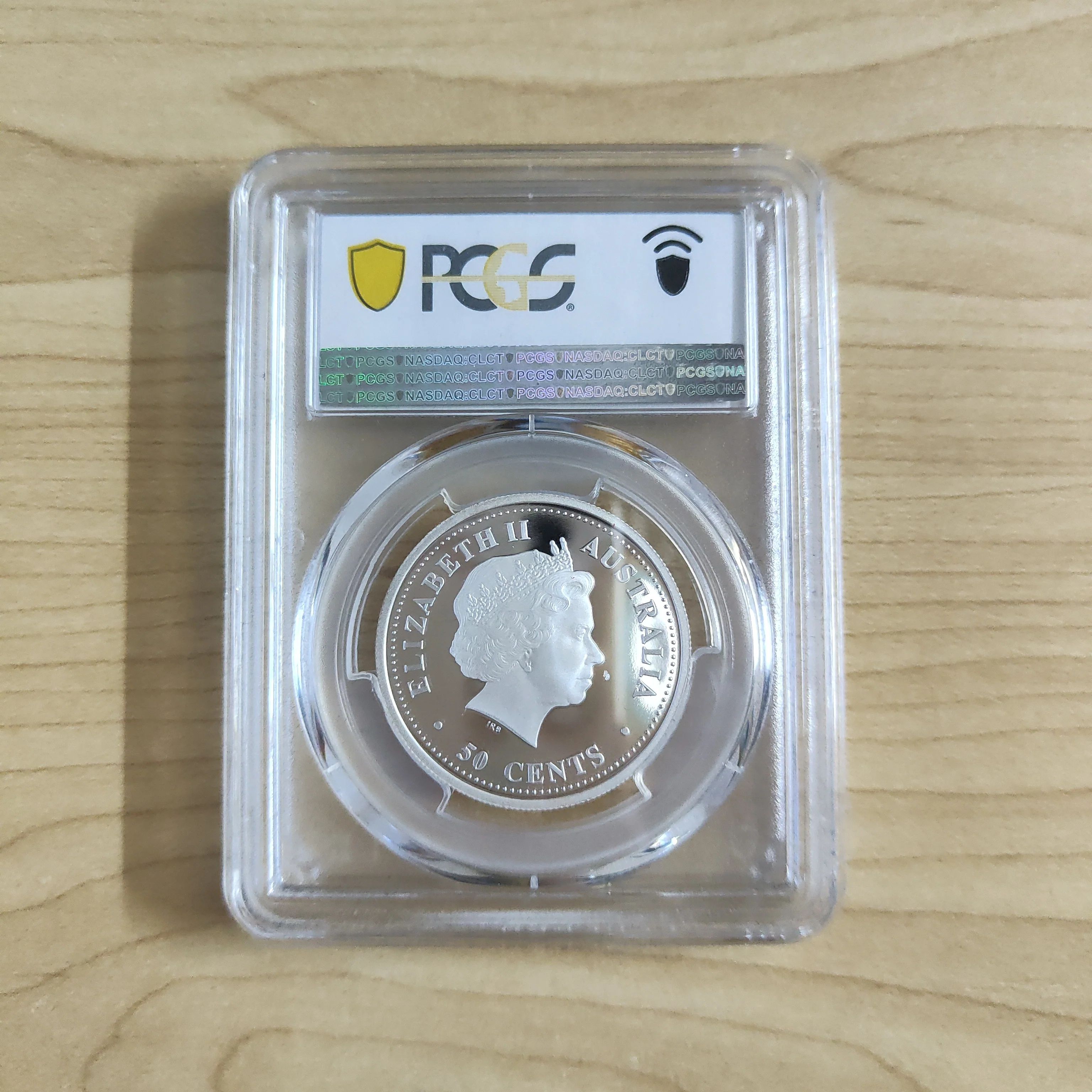 2006 Year of the Dog 1/2oz .999 Silver PCGS Graded PR70DCAM Slabbed Coin - Image 2