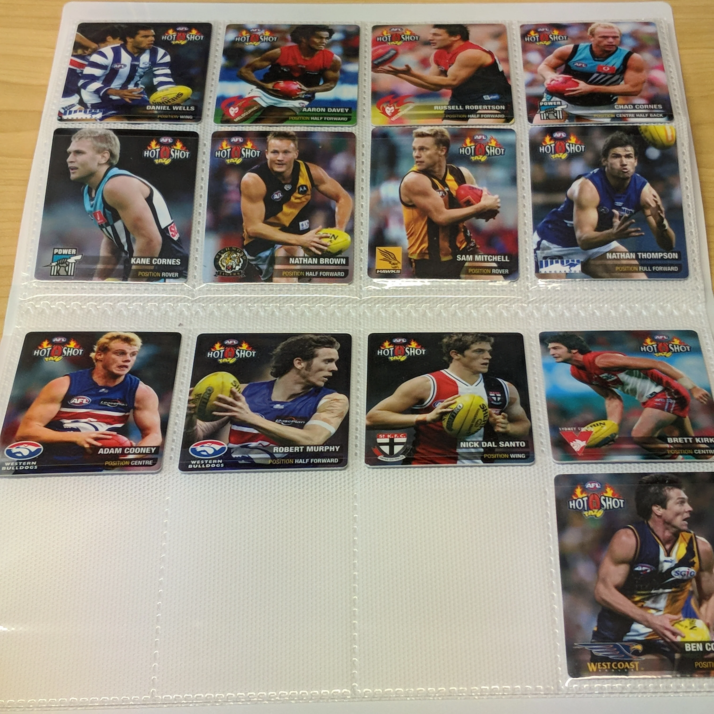 2007 AFL Footy Tazo Premiership Season Presentation Folder - Image 5