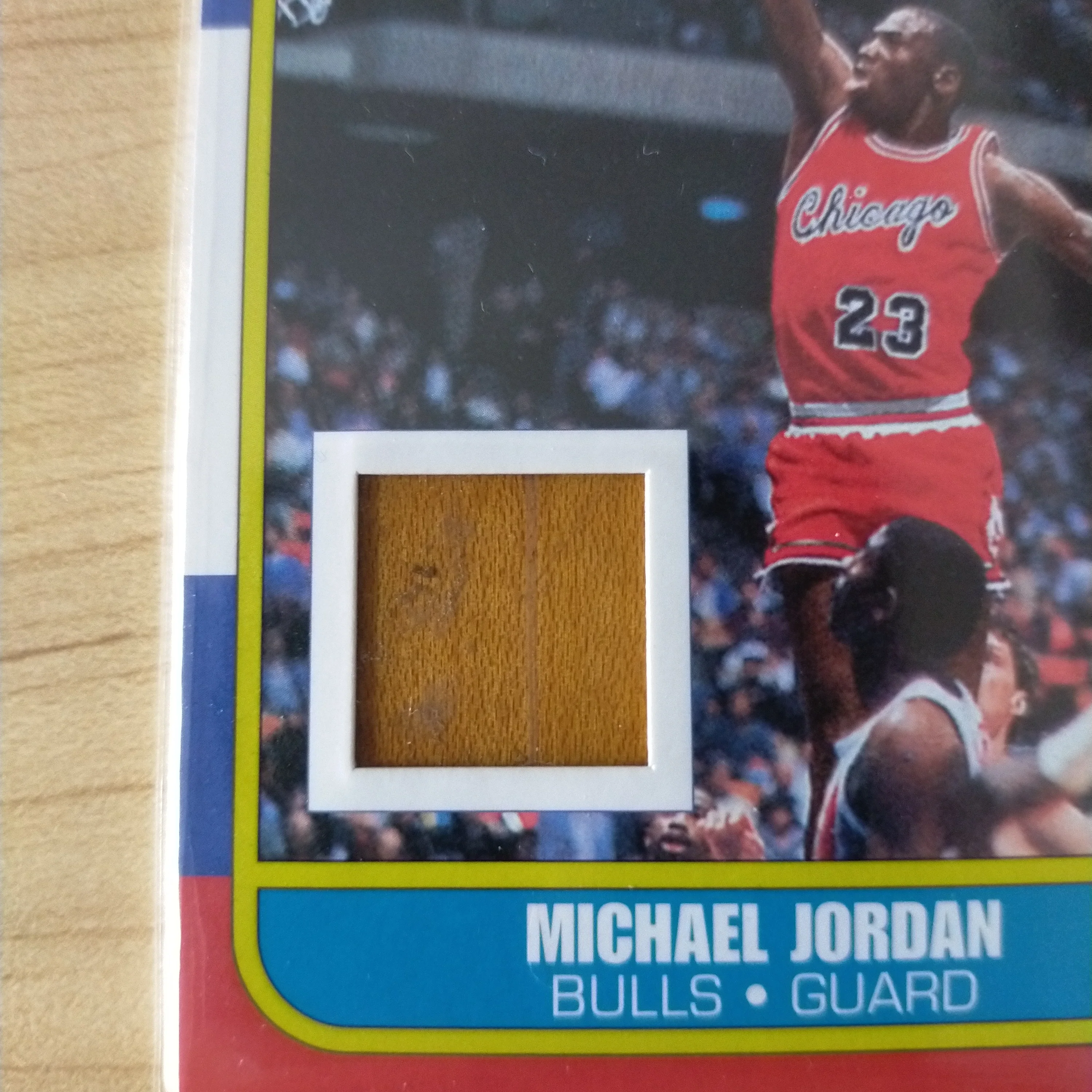 2007 Fleer Game-Used Card Michael Jordan Chicago Bulls NBA Basketball Card - Image 3