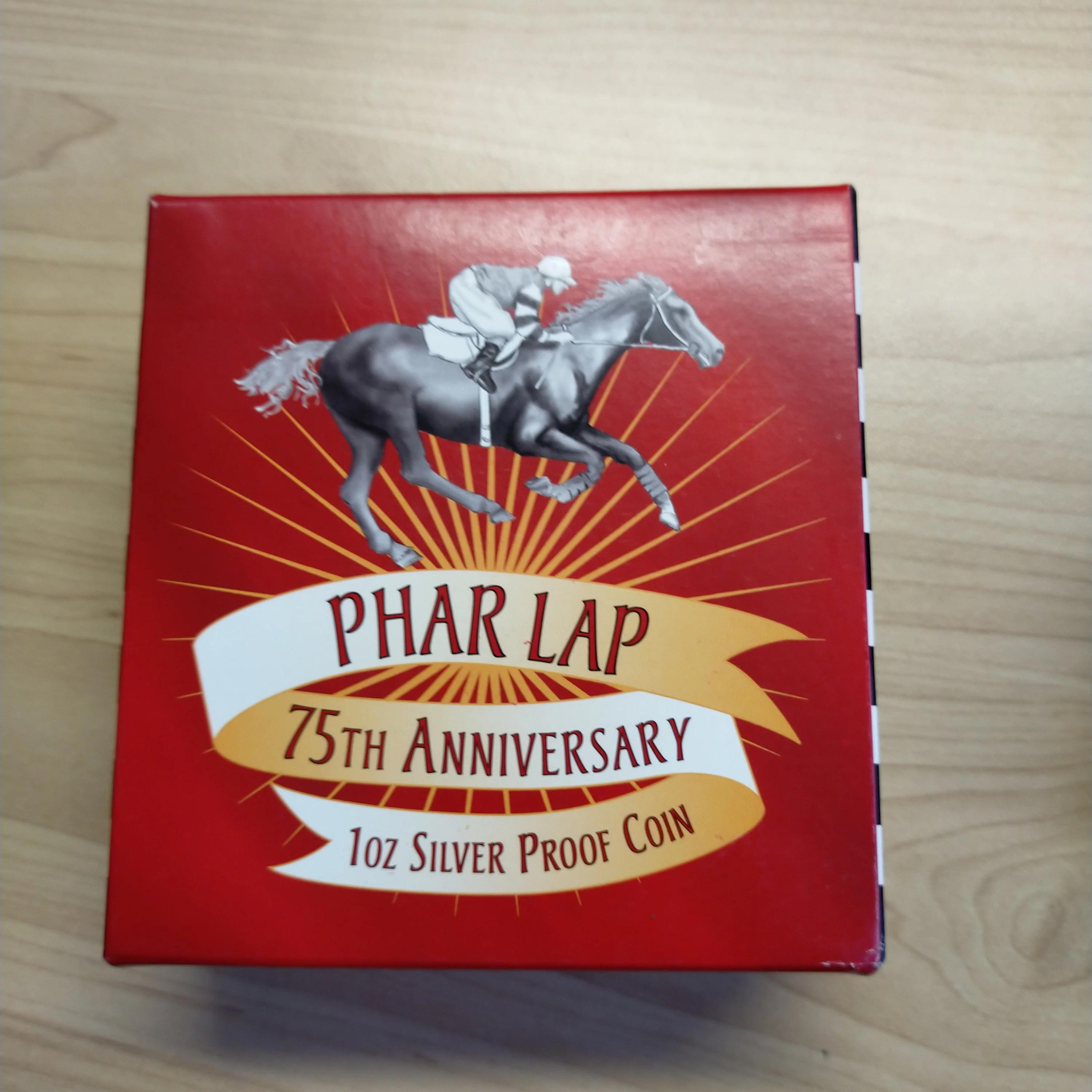 Australia 2007 Perth Mint 75th Anniversary Phar Lap 1oz .999 Proof Silver Coin - Image 5