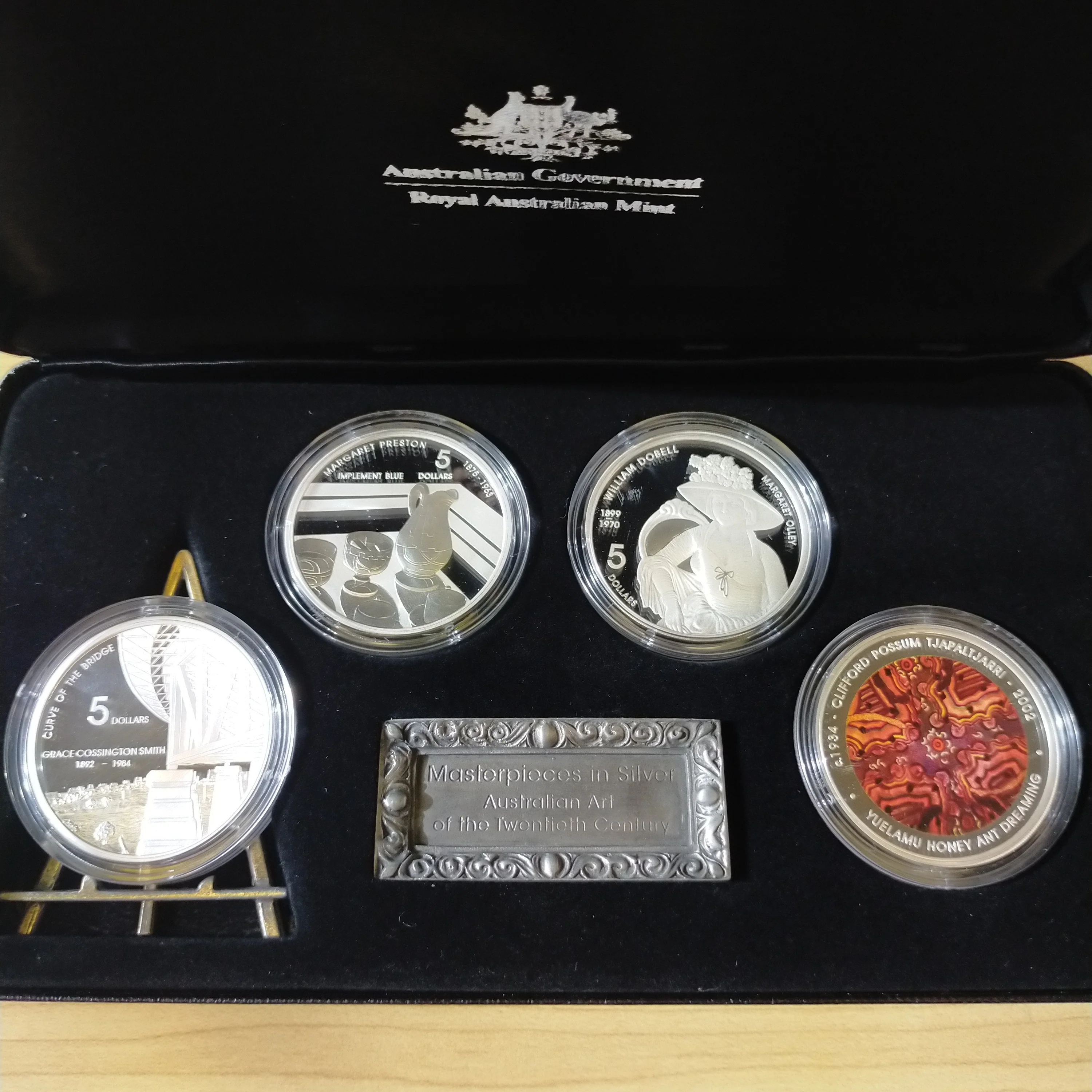Australia 2007 Royal Australian Mint Masterpieces In Silver II Australian Art of the 20th Century 4 Coin Set - Image 2