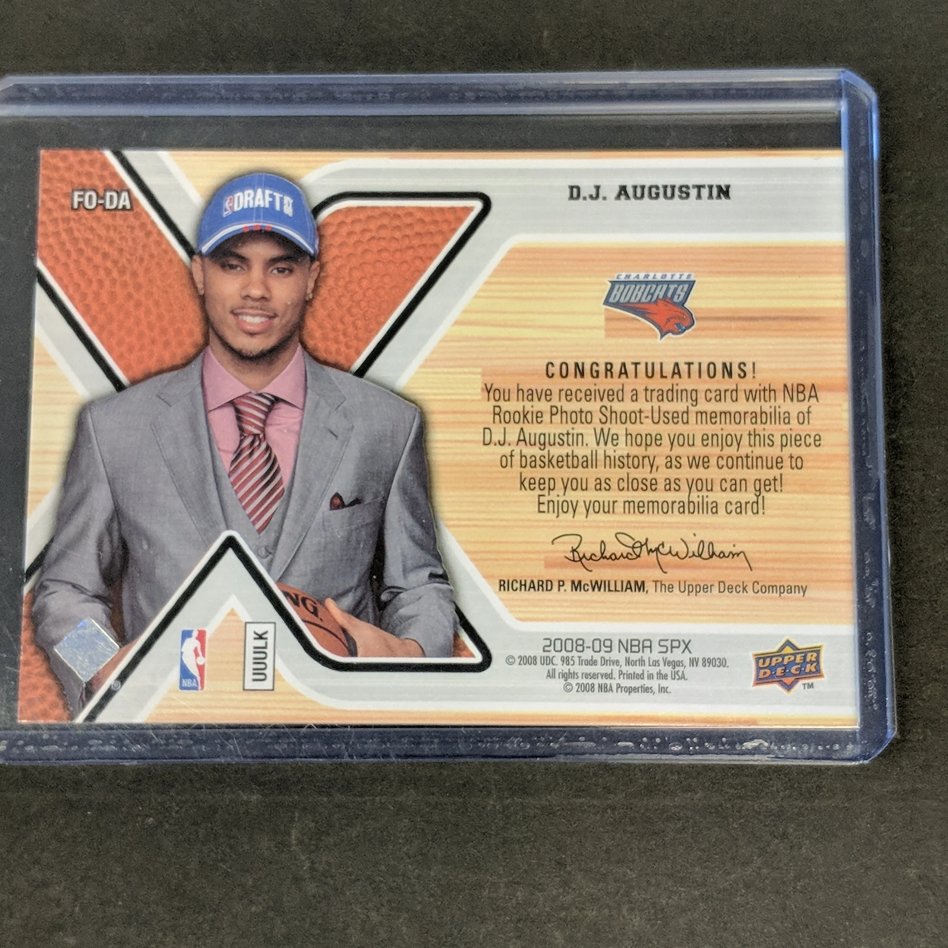 2008-09 Upper Deck Freshman Orientation D. J. Augustin - Image 2
