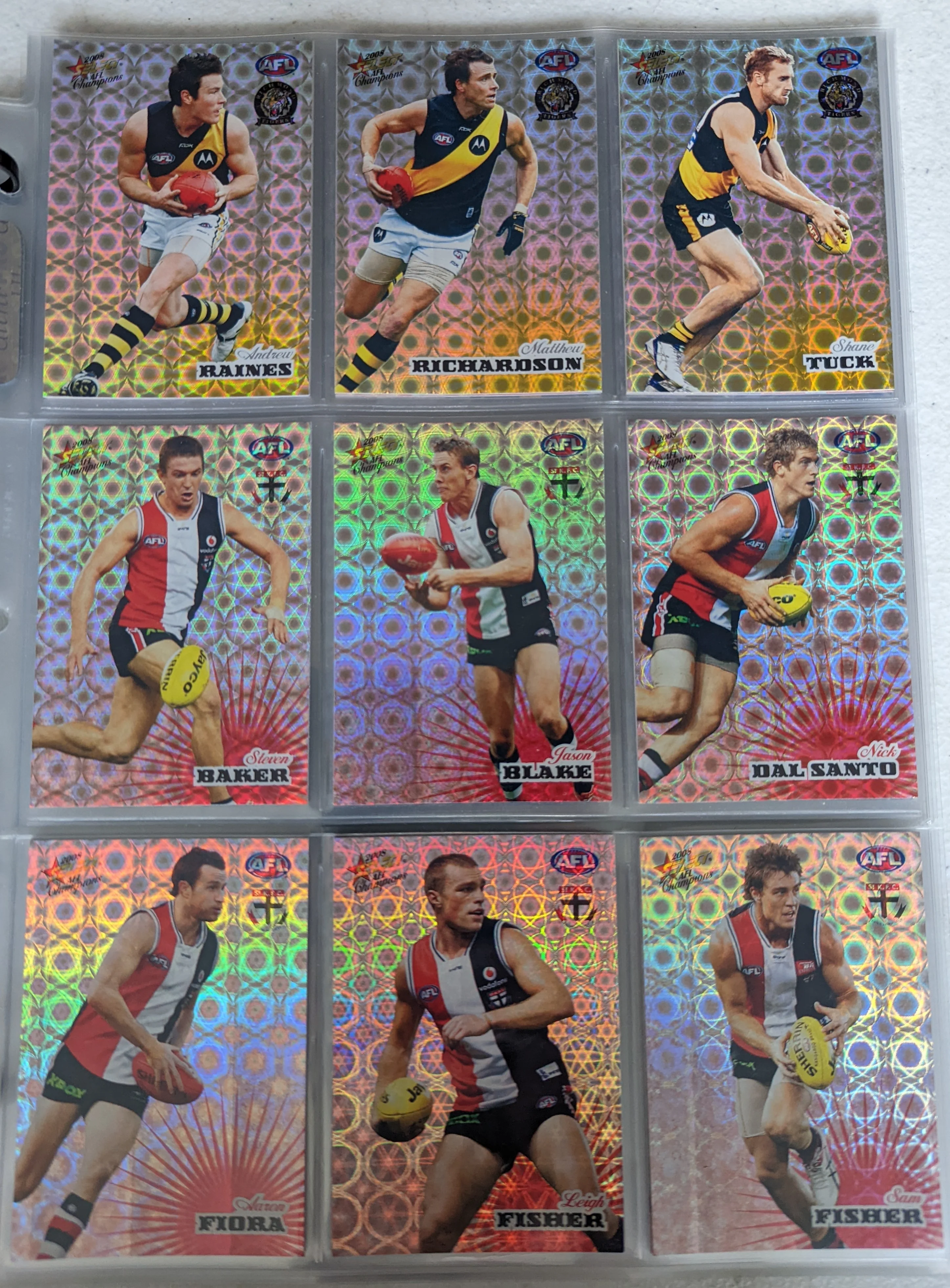 2008 AFL Select Classic Holographic Parallel Set inc All Australian - Image 4