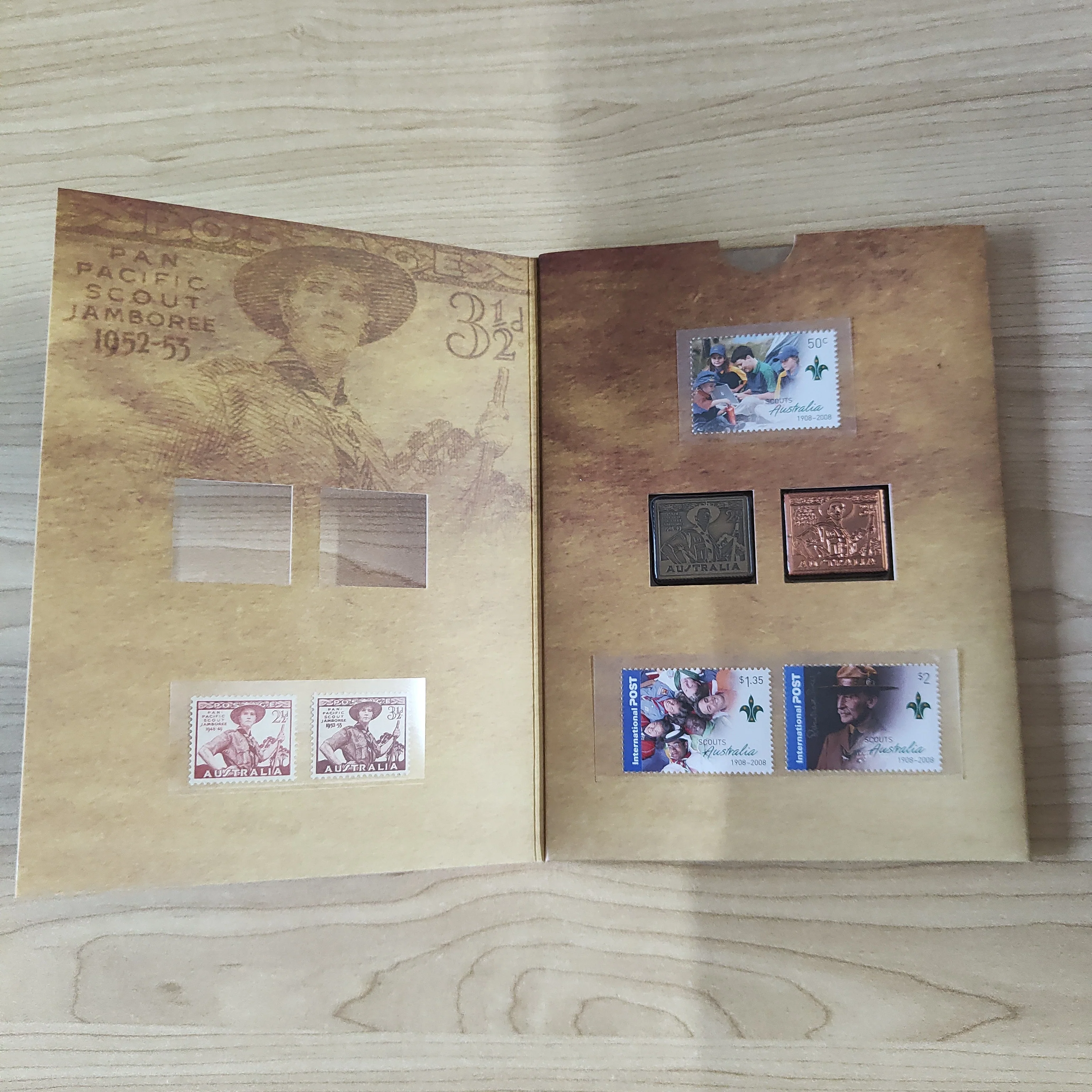 2008 Anniversary of Scouts Australia Stamp and Ingot Set - Image 2