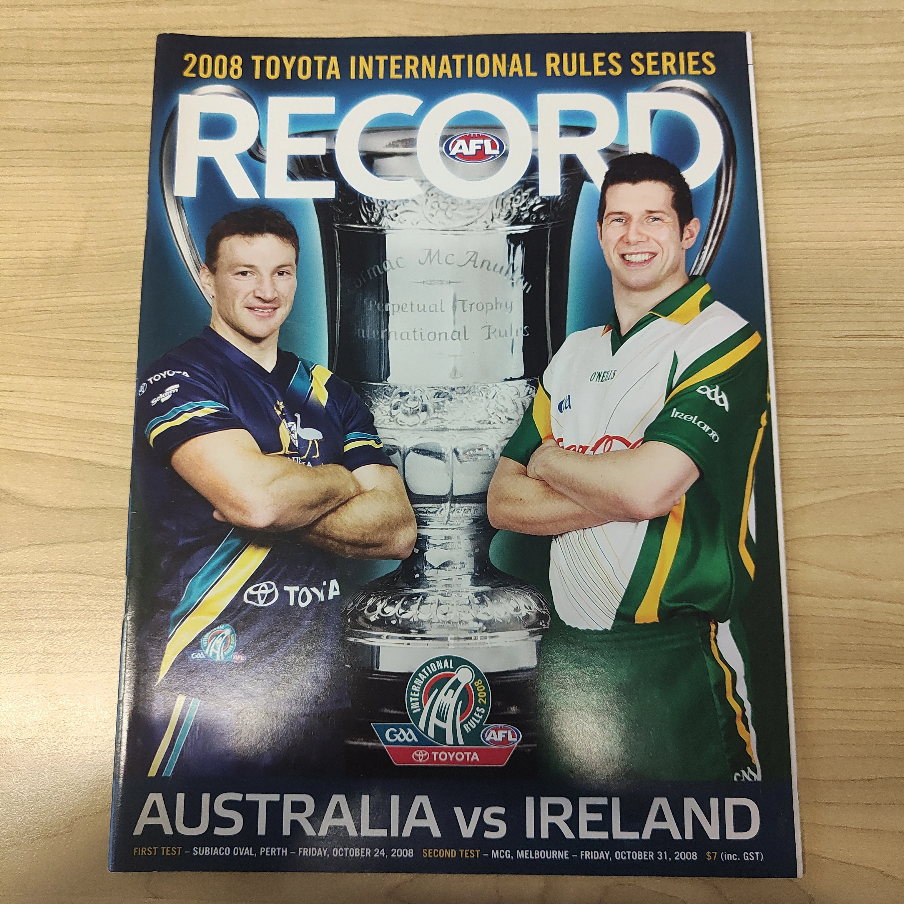 2008 International Rules Football Record Australia v Ireland