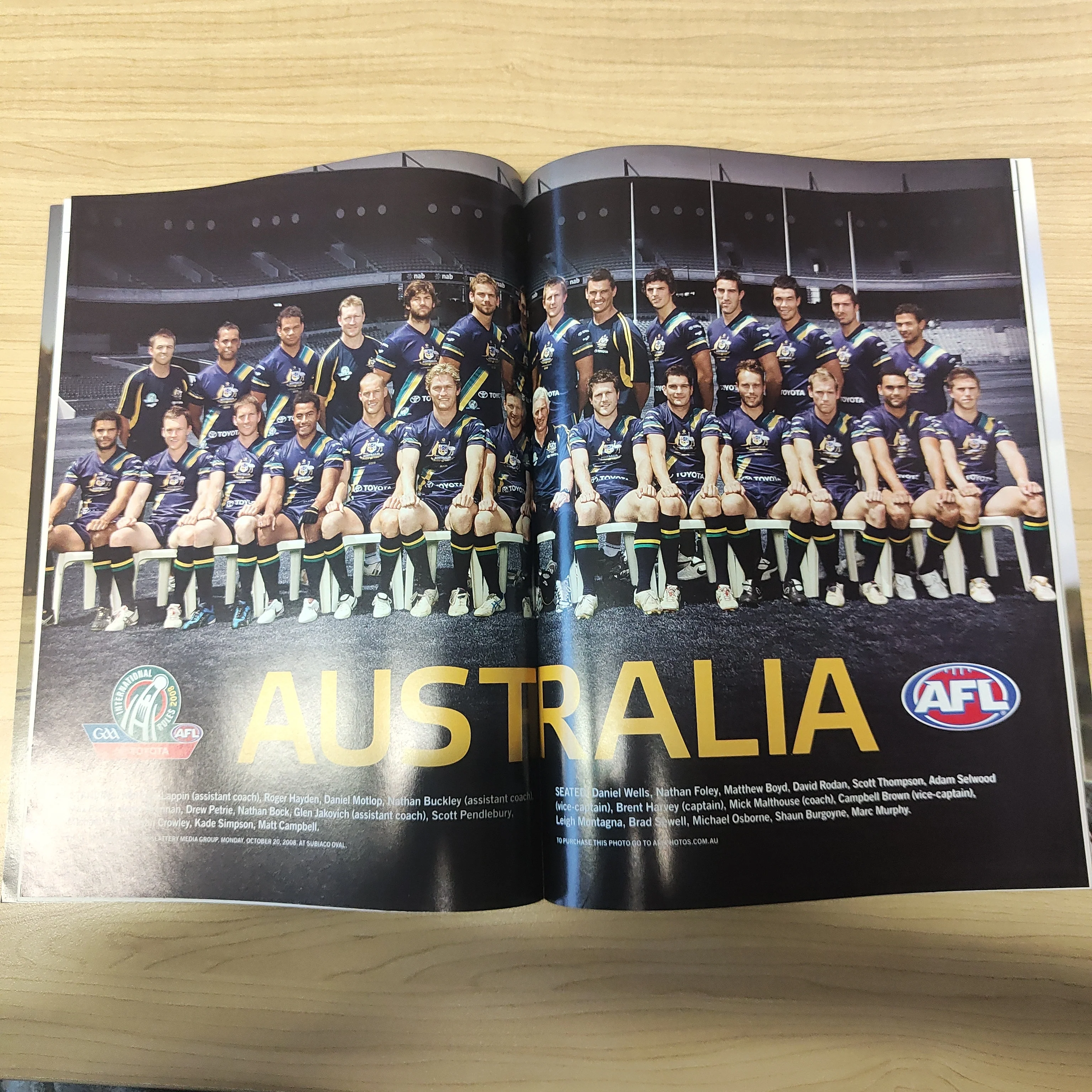 2008 International Rules Football Record Australia v Ireland - Image 2