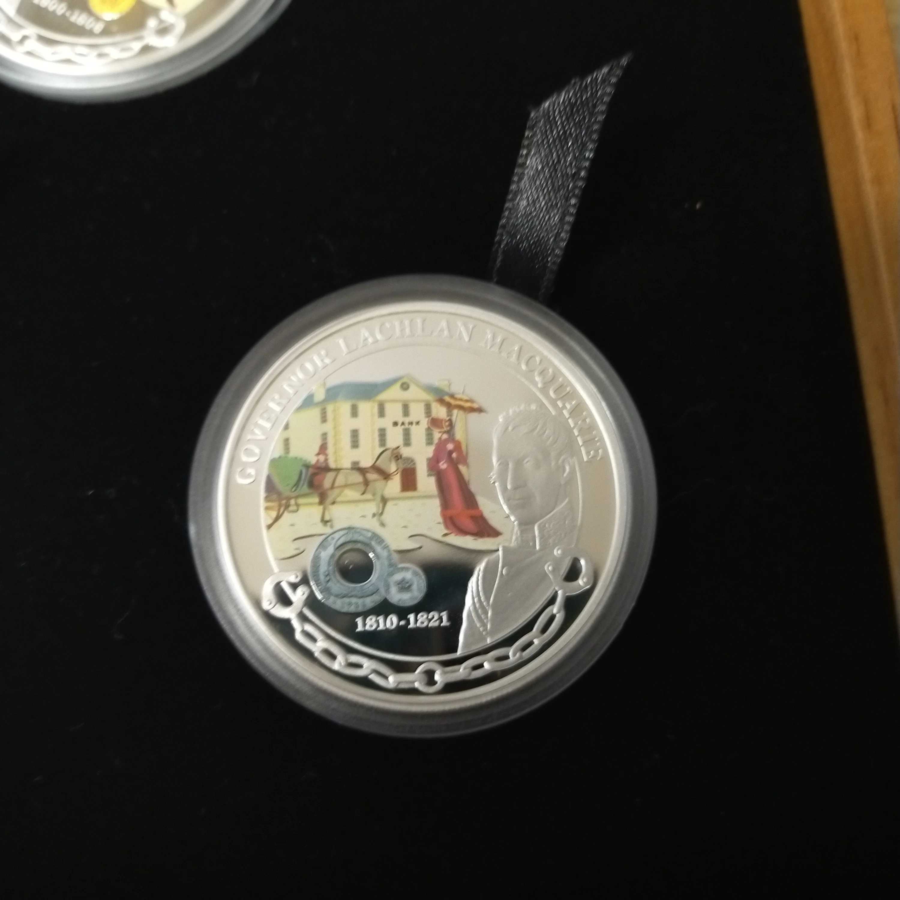 Tuvalu Australia 2008 Perth Mint Tuvalu Early Governors of Australia 5 x 1oz Proof Silver Coins - Image 7