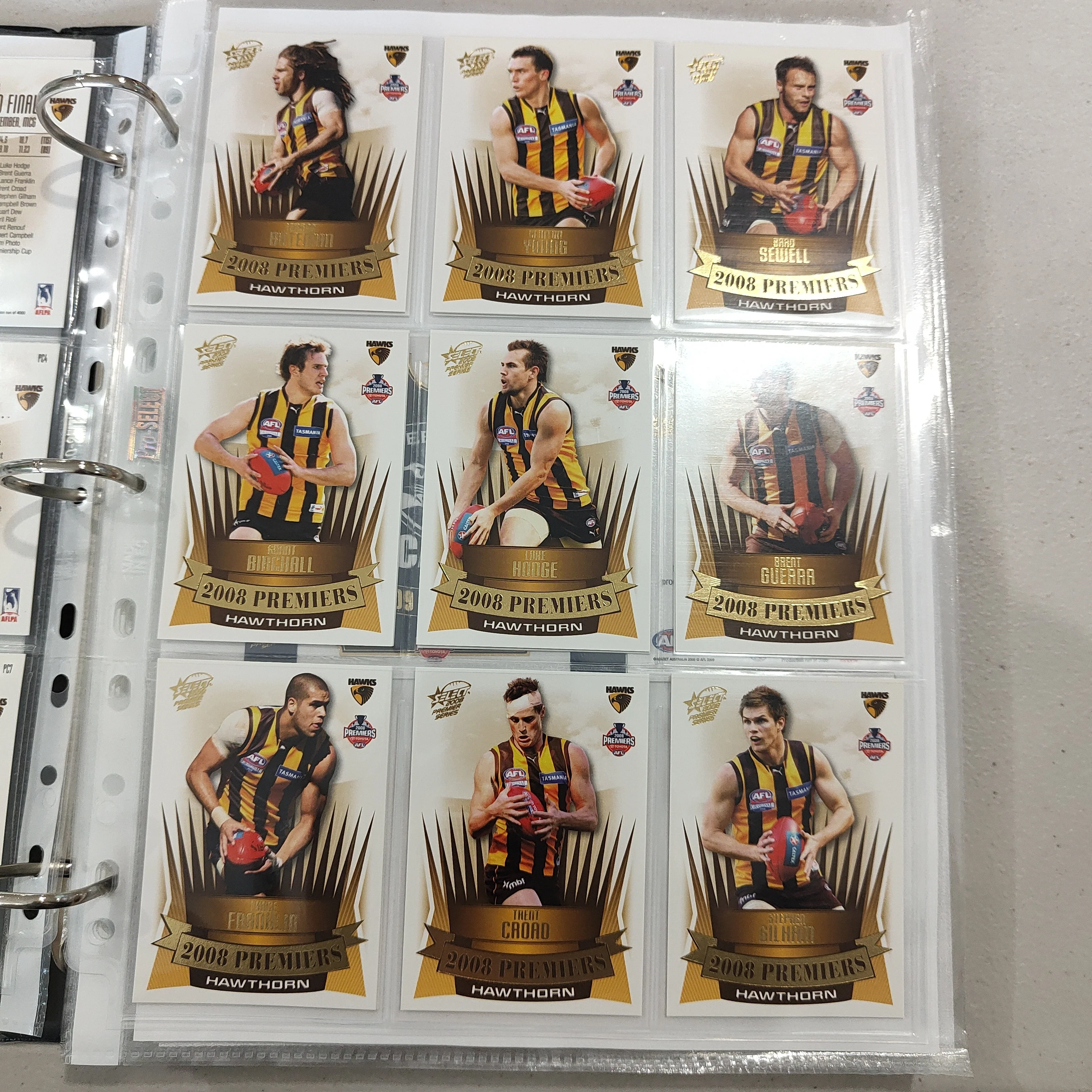 2008 Select Hawthorn Football Club Premiership Boxed Football Card Set - Image 2