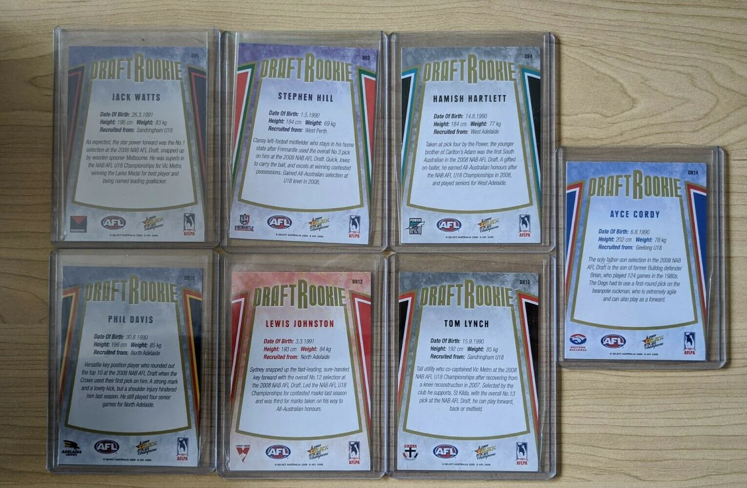 2009 AFL Select Champions Draft Rookie Lot - Image 2