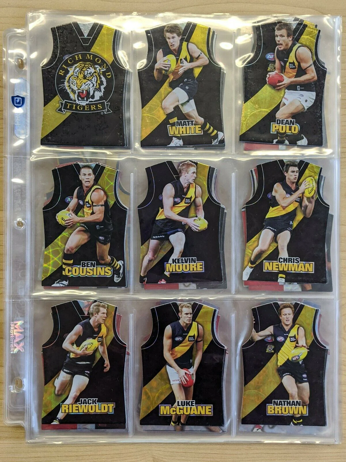 2009 AFL Select Pinnacle Die Cuts Complete Set - Image 3