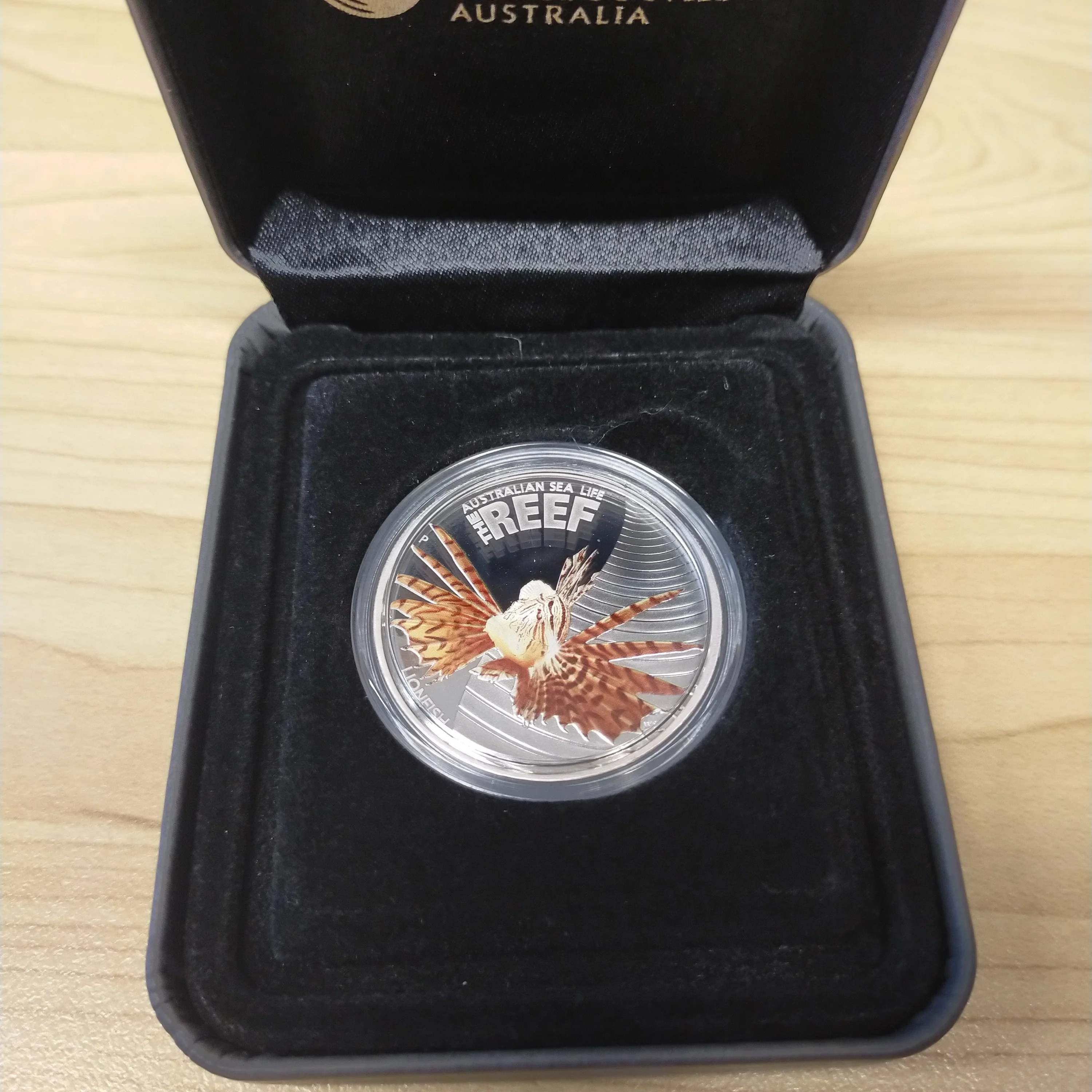 Australia 2009 Perth Mint Australian Sea Life The Reef Series 1 Set of 5 1/2oz Silver Coins - Image 2