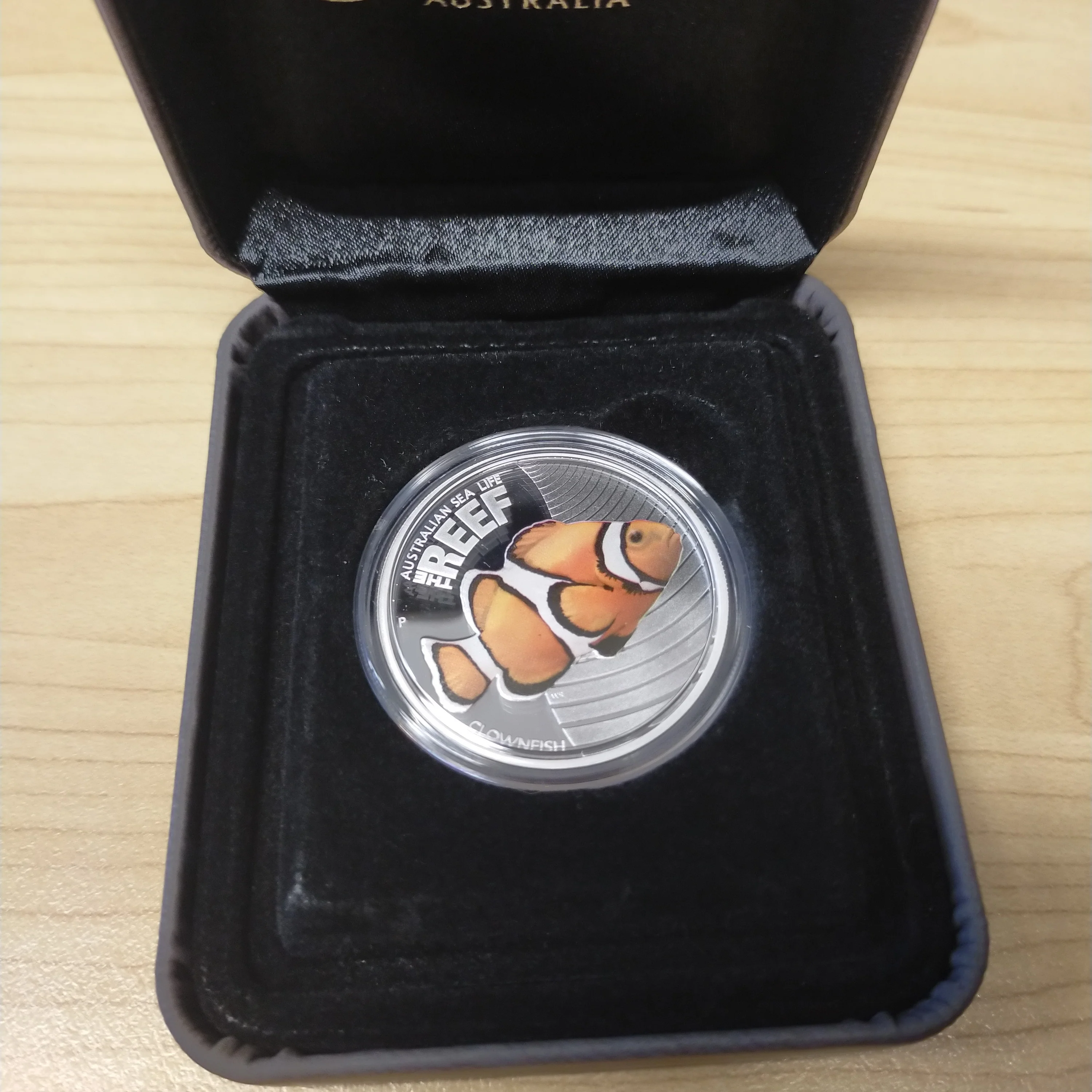 Australia 2009 Perth Mint Australian Sea Life The Reef Series 1 Set of 5 1/2oz Silver Coins - Image 4