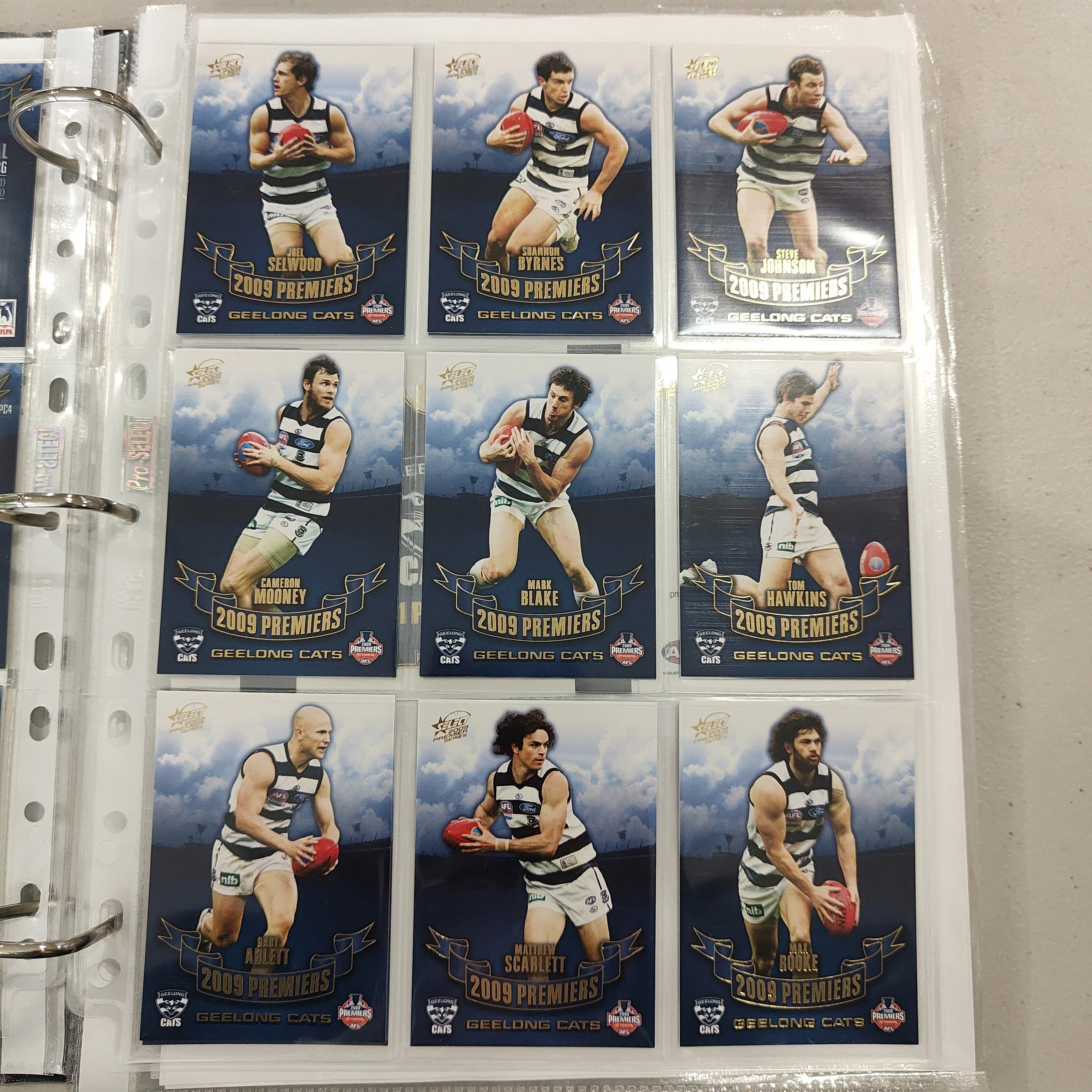 2009 Select Geelong Football Club Premiership Boxed Football Card Set - Image 2