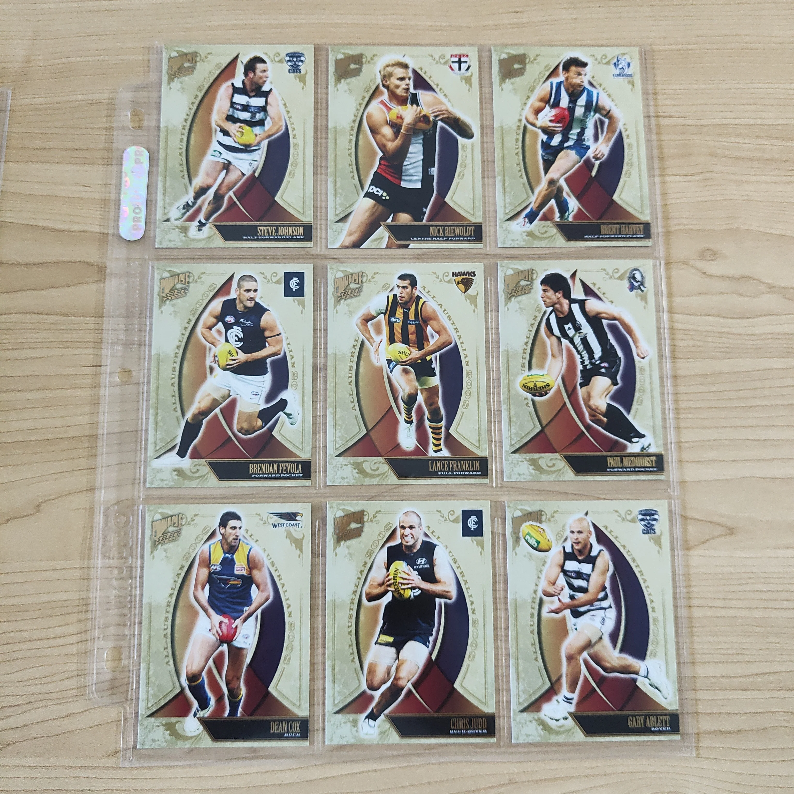 2009 Select Pinnacle All Australian Set of 22 Cards - Image 3