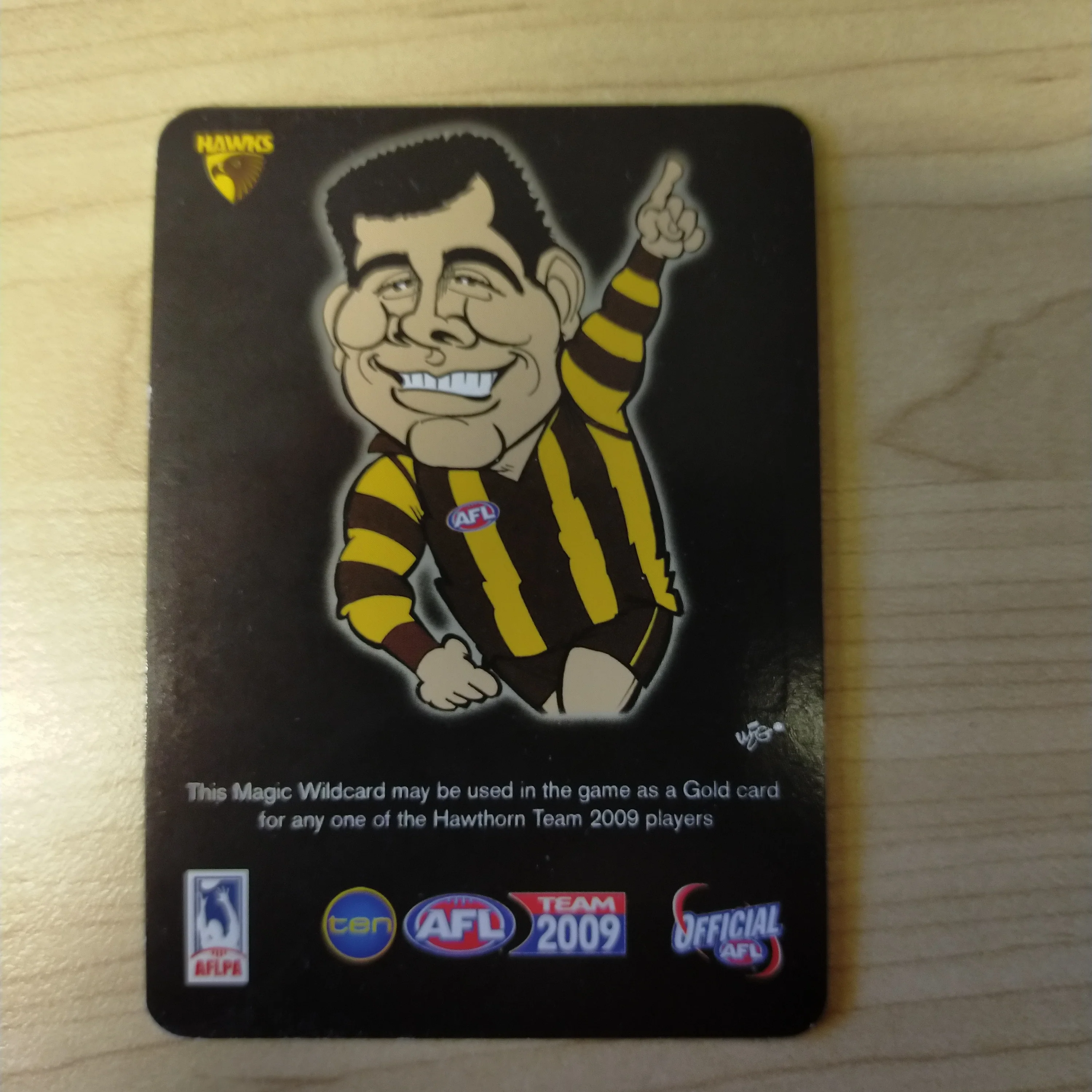 2009 Teamcoach Magic Wildcard Cyril Rioli Hawthorn MW-08 - Image 2