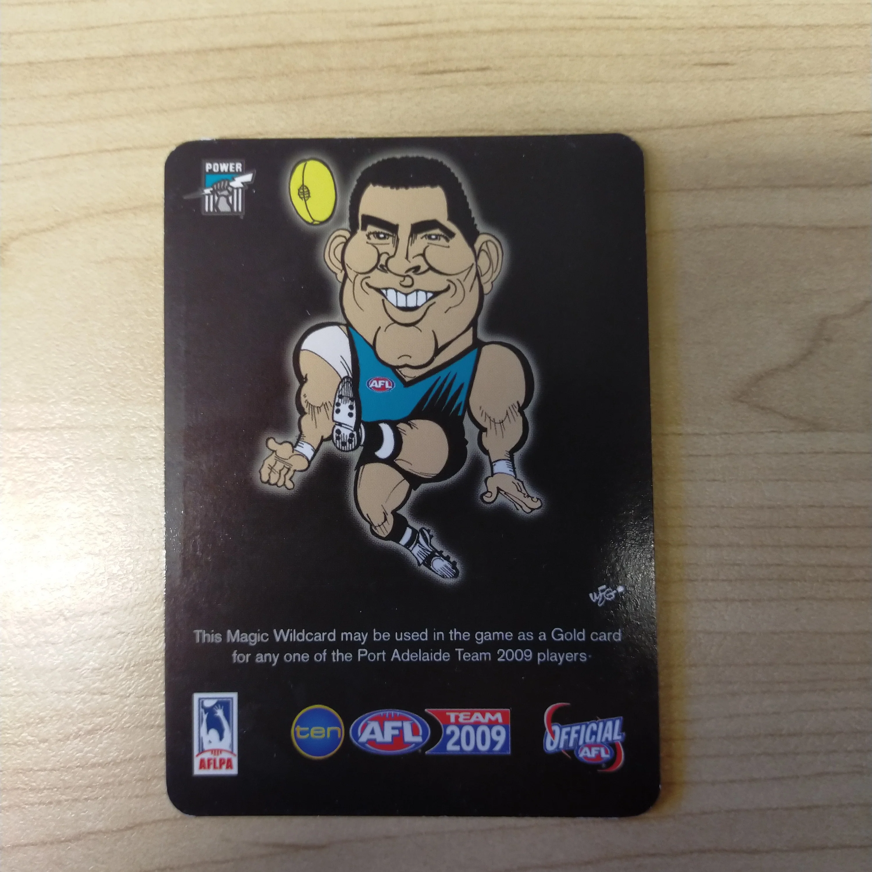 2009 Teamcoach Magic Wildcard Peter Burgoyne Port Adelaide MW-11 - Image 2