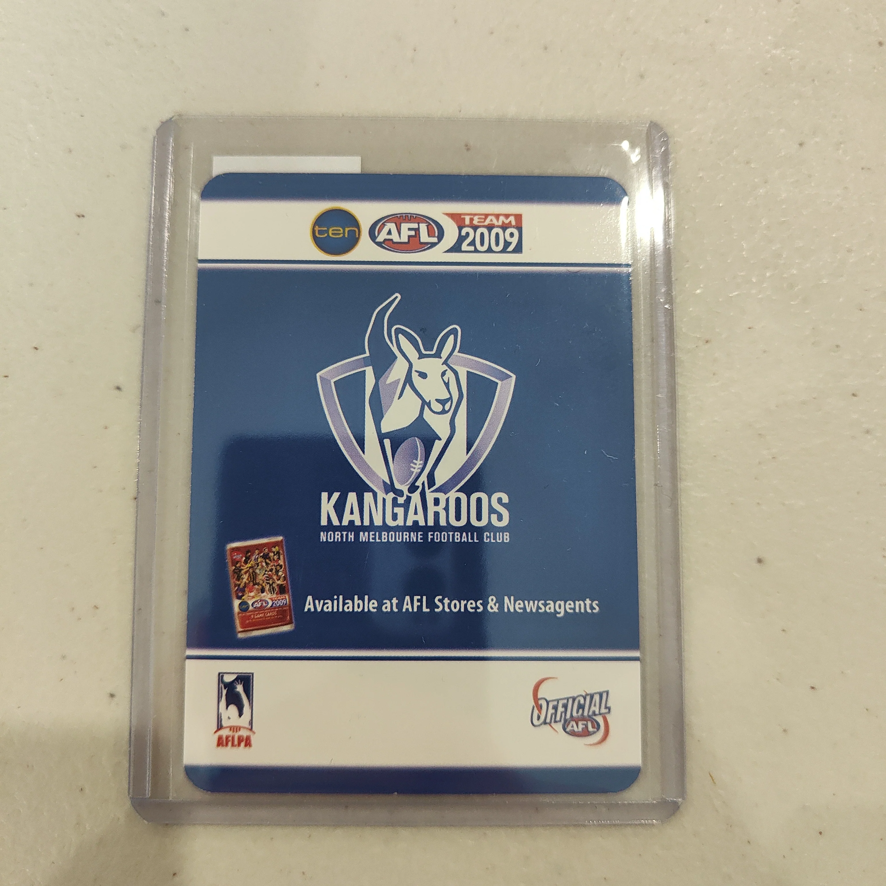 2009 Teamcoach Silver Matt Campbell North Melbourne Promo Card - Image 2