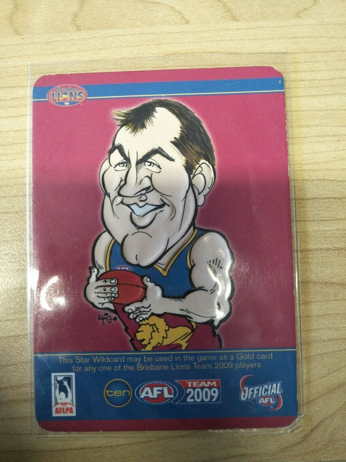 2009 Teamcoach Star Wildcard Daniel Bradshaw Brisbane Lions SW-02 - Image 2