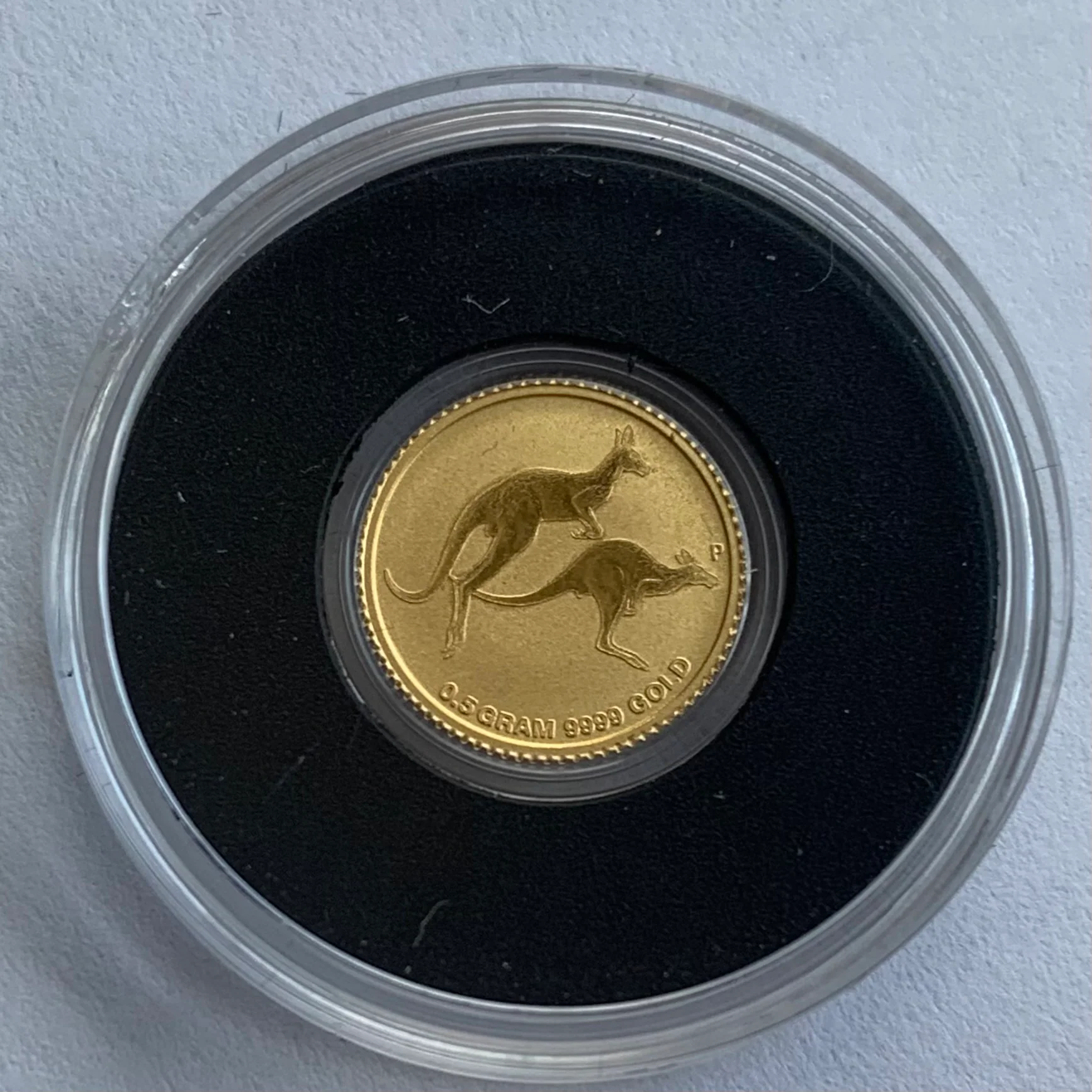 2018 $2 Australian Kangaroo Series .5 gram .9999 Gold Coin