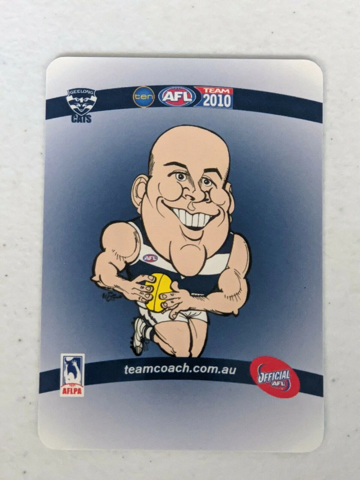 2010 AFL Teamcoach PW-01 Gary Ablett Brownlow Medal Trophy Wildcard - Image 2