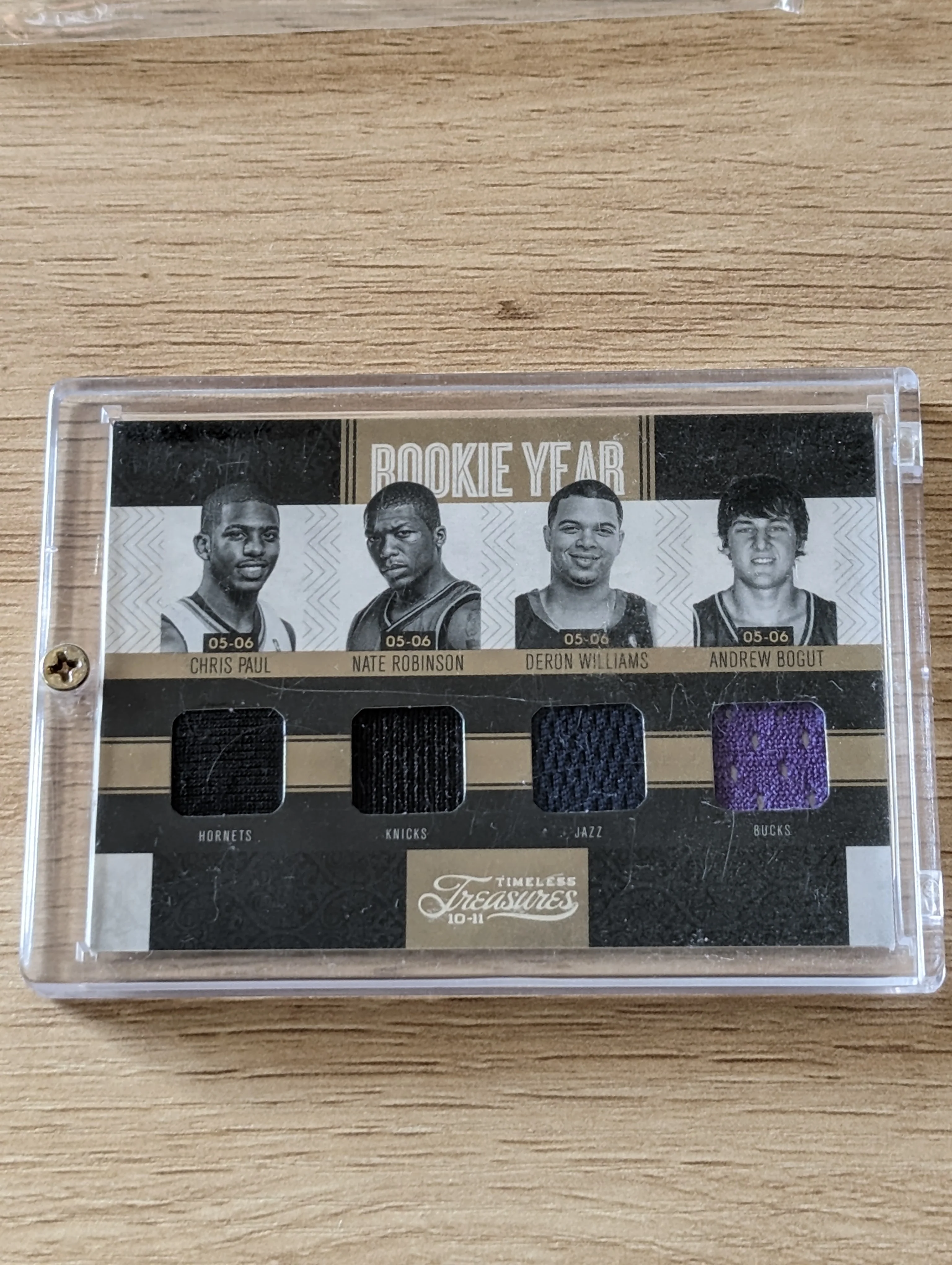 2010 Panini Timeless Treasures Rookie Year Quad Patch Card NBA Basketball Card 09/25