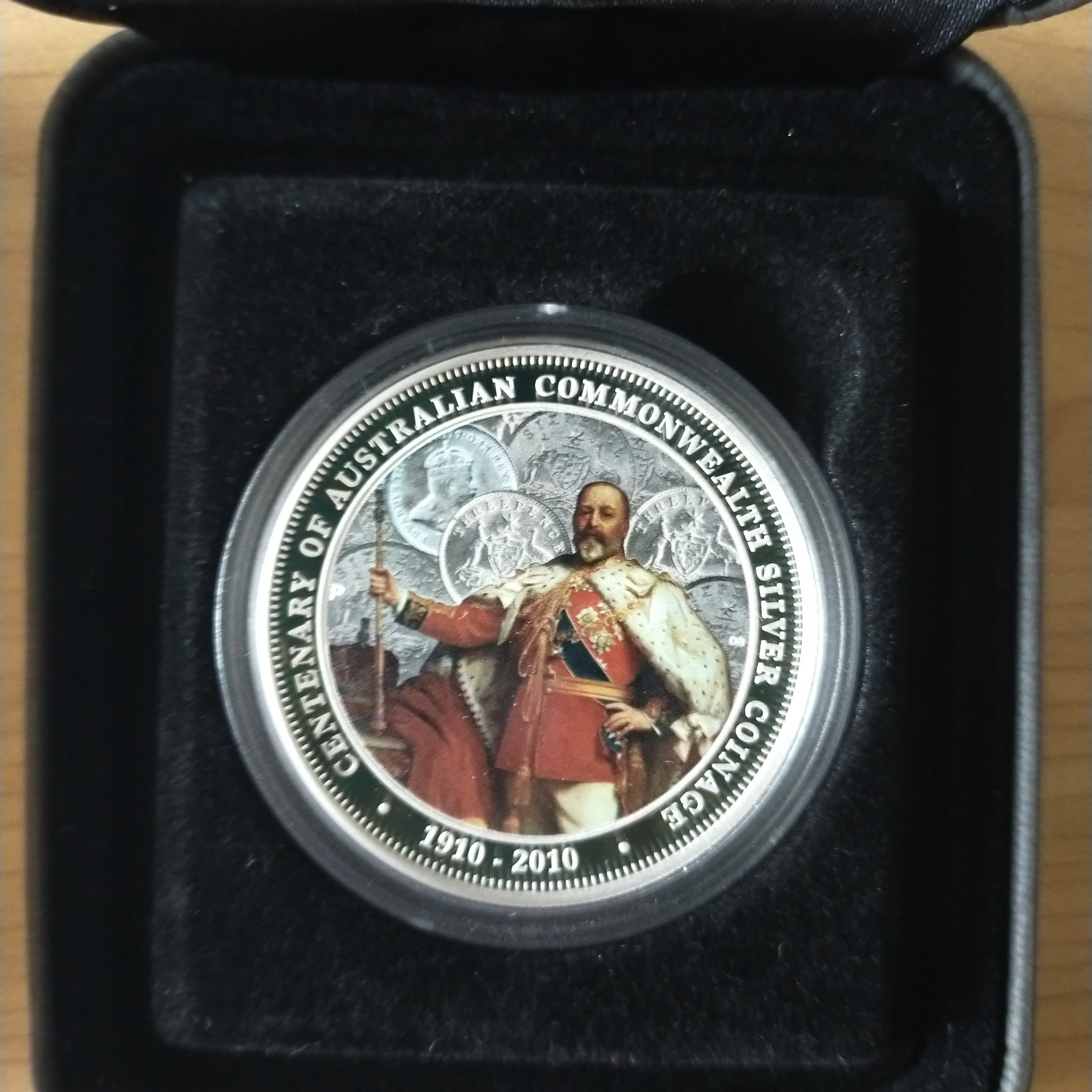 Australia 2010 Perth Mint $1 Centenary of Australian Commonwealth Silver Coinage 1oz .999 Proof Silver Coin - Image 2